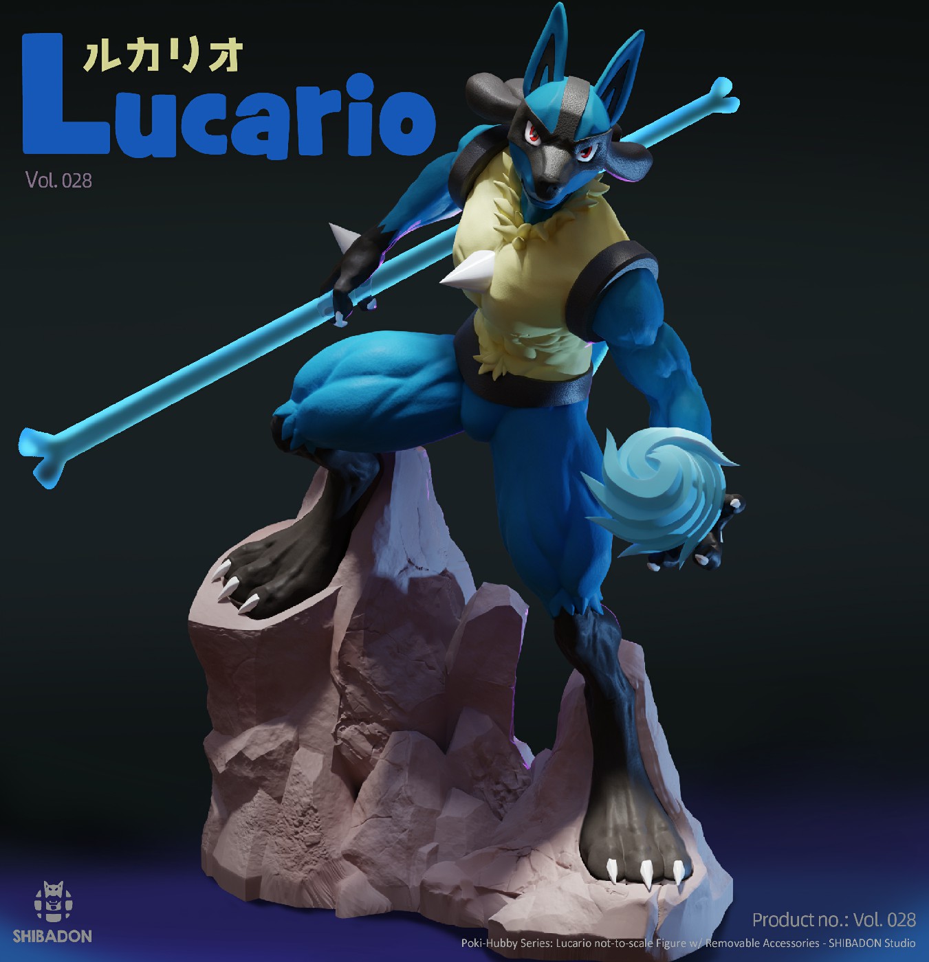 【Sold out】Lucario-Pokemon-Shibadon Studio