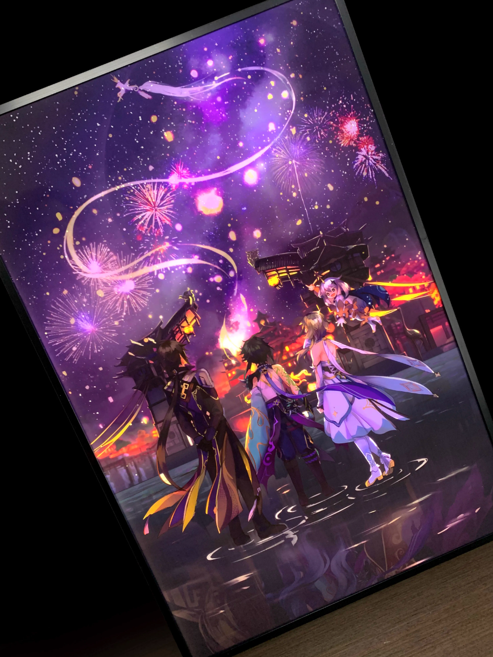 【In stock】Decorative Painting of Lumine, ZhongLi & Xiao-Genshin Impact-Mystical Art Studio