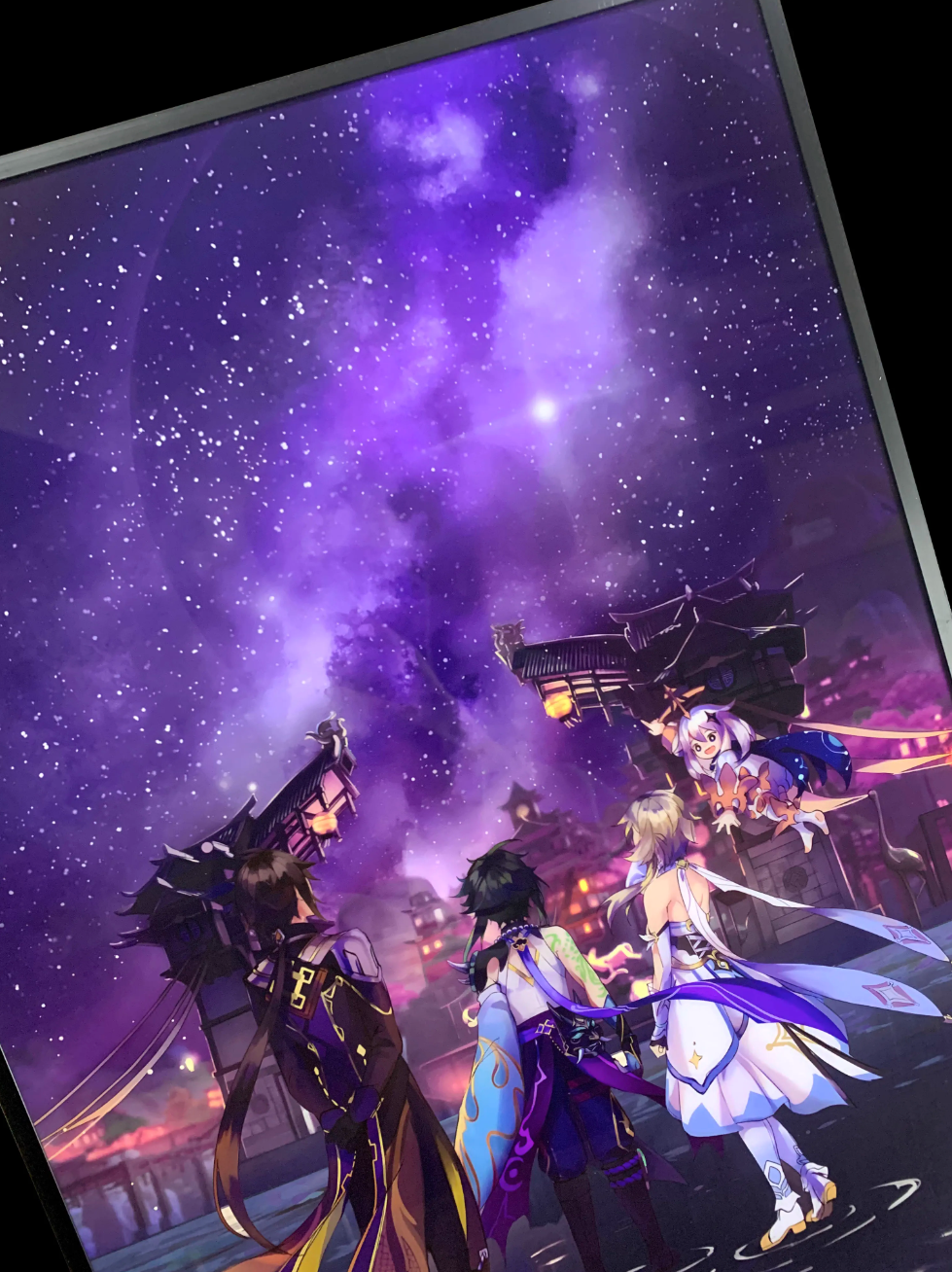 【In stock】Decorative Painting of Lumine, ZhongLi & Xiao-Genshin Impact-Mystical Art Studio