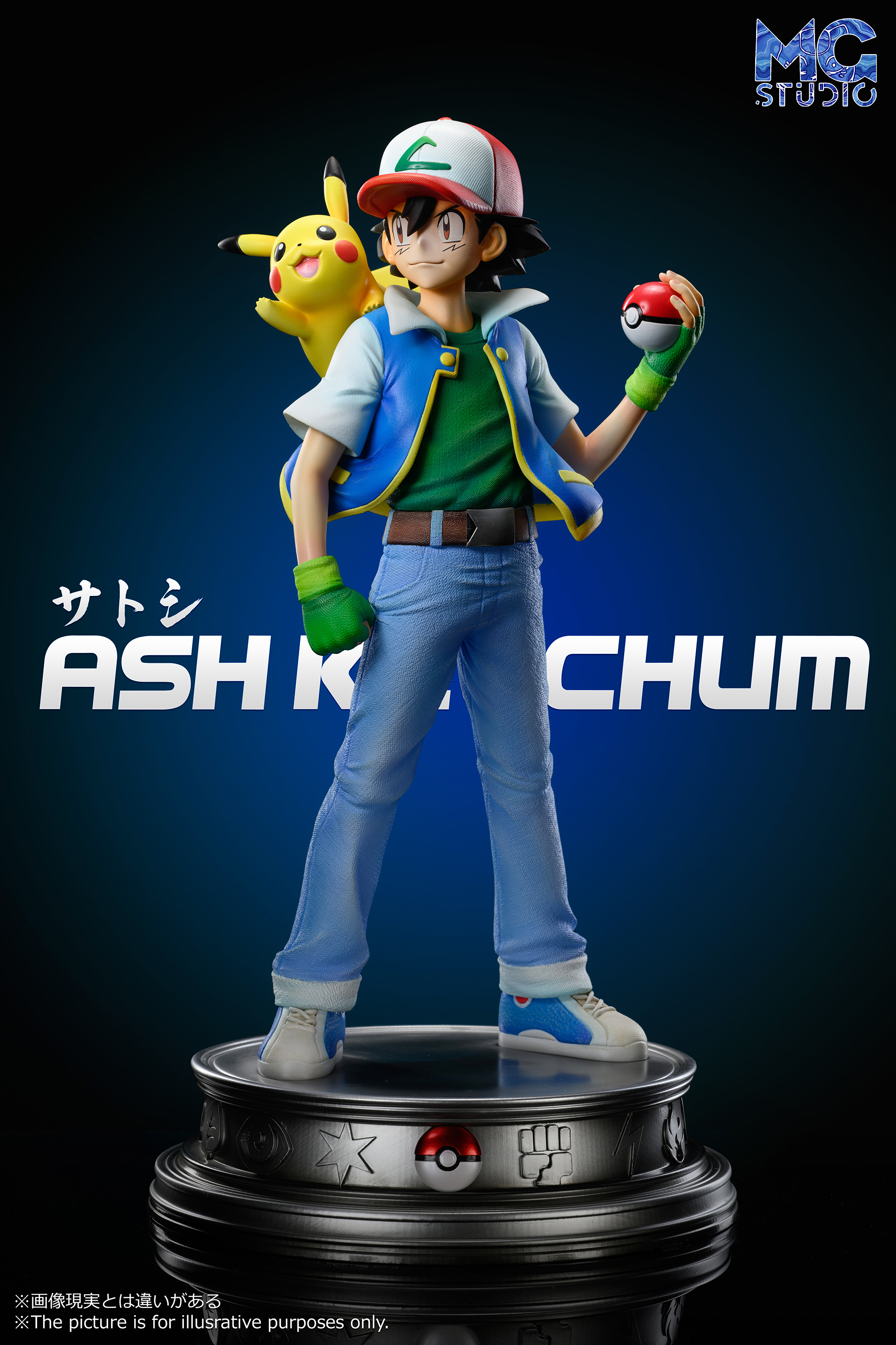 【Pre-sale】1/4, 1/8 & 1/20 Scaleworld Ash Ketchum-Pokemon-MG Studio