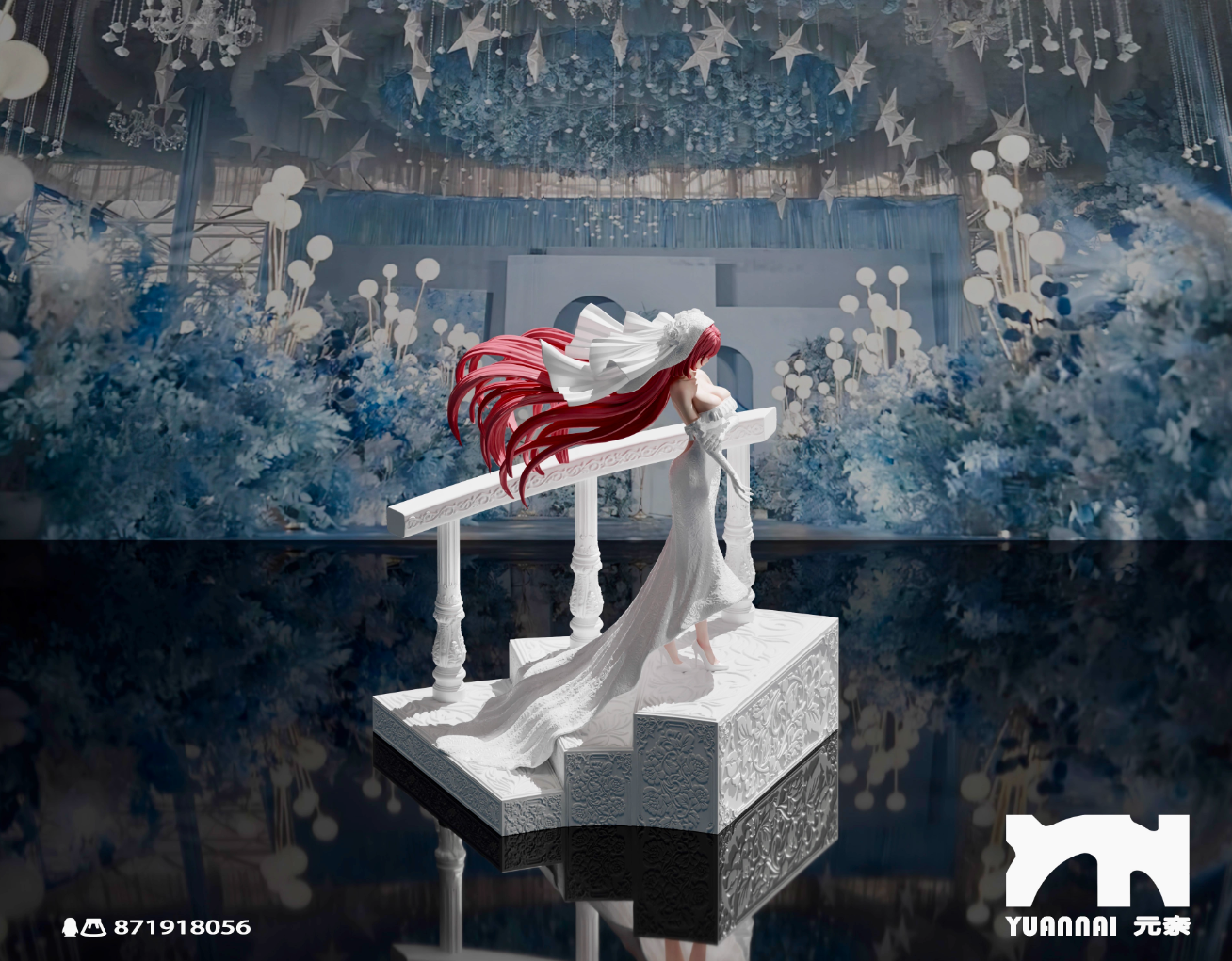 【Pre-sale】1/6 Scale Wedding Dress Elysia-Honkai Impact 3-YuanNai Studio