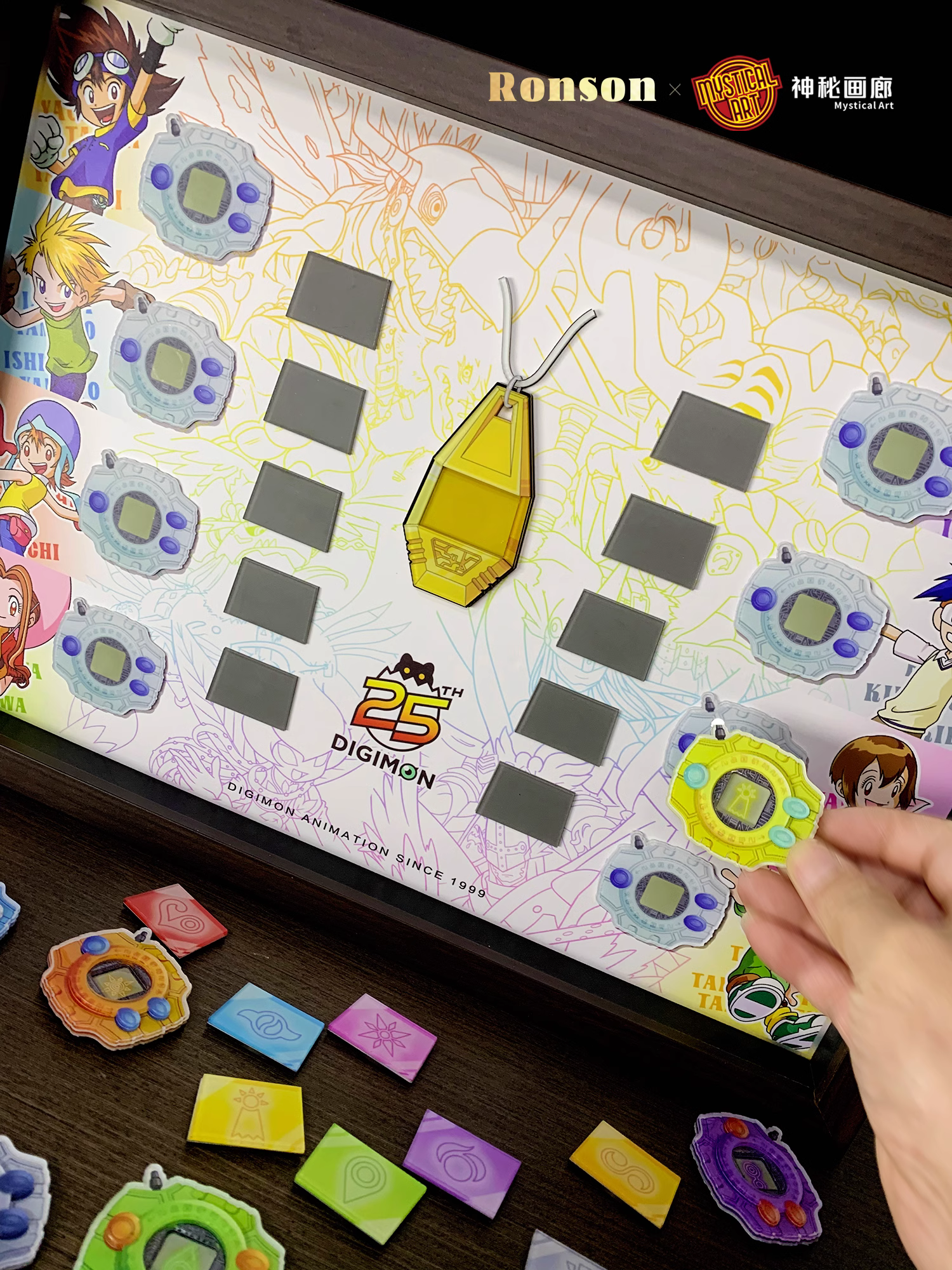 【In stock】Decorative Painting of 25th Anniversary of Digimon-Mystical Art Studio