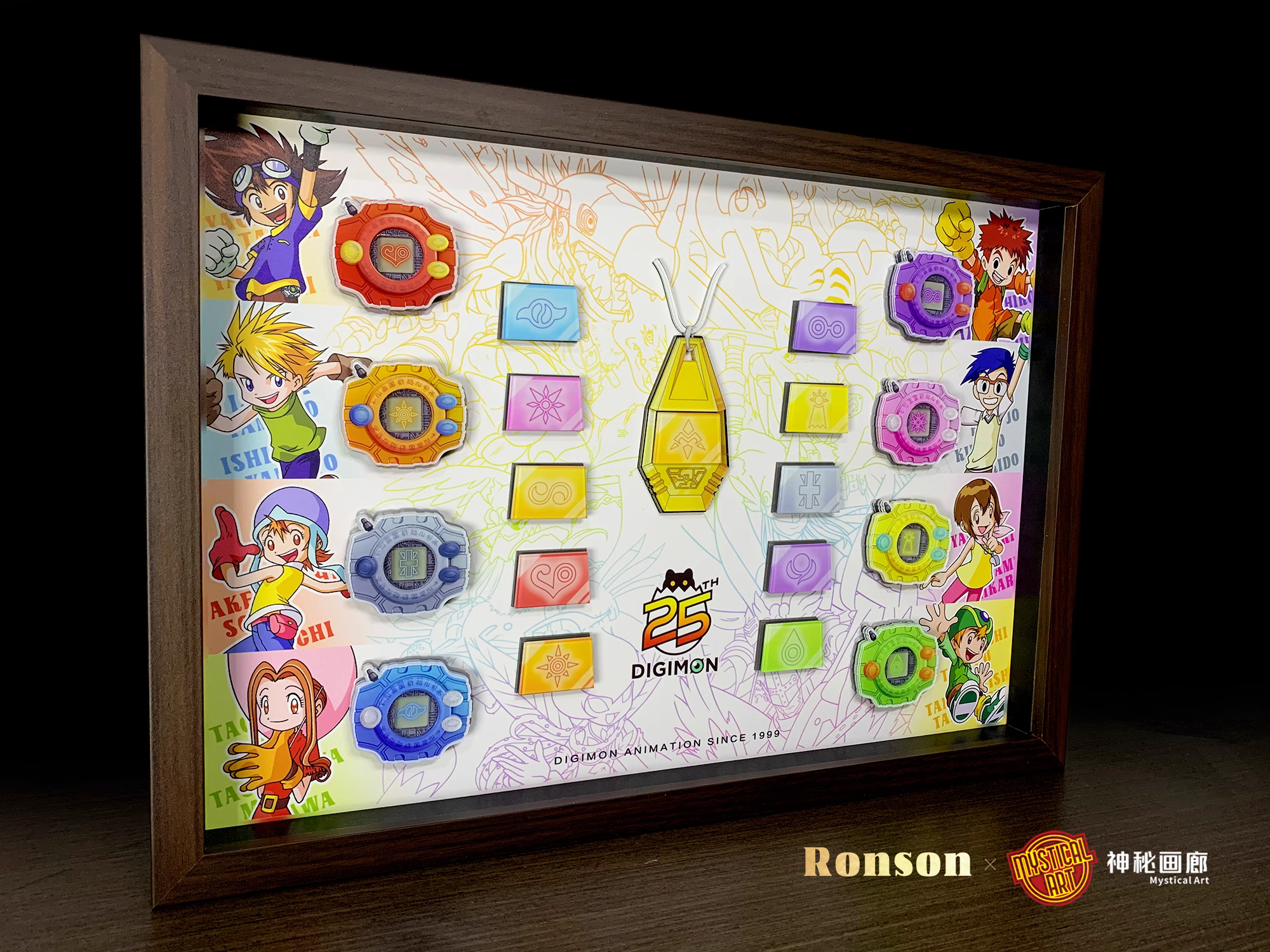 【In stock】Decorative Painting of 25th Anniversary of Digimon-Mystical Art Studio