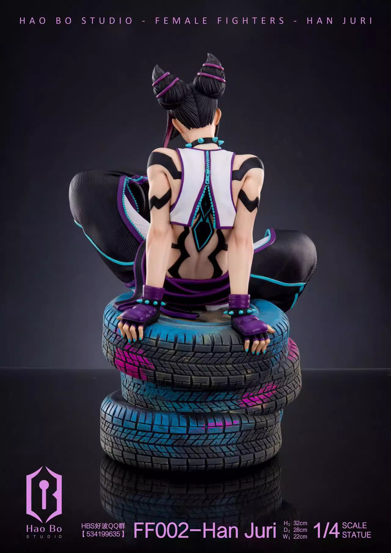 【Sold out】1/4 Scale FF002-Han Juri-Street Fighter-HaoBo Studio