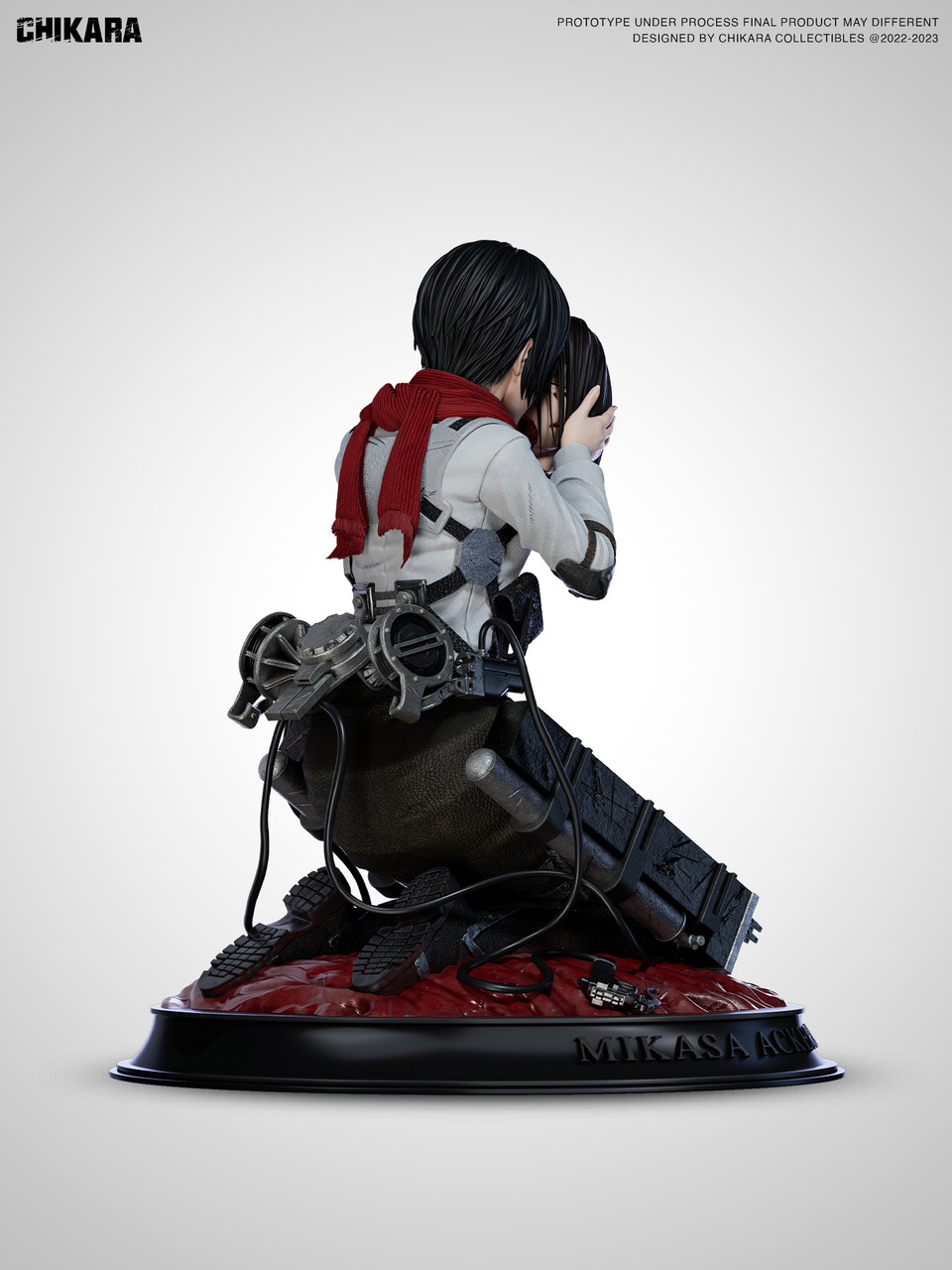 【Sold out no more】1/6 Scale Goodbye Eren Mikasa·Ackerman-Attack on Titan-CHIKARA Studio
