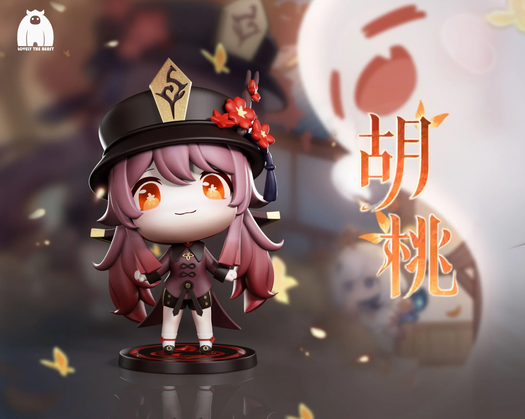 【Pre-sale】Q Version Chibi HuTao-Genshin Impact-Little Monster Studio