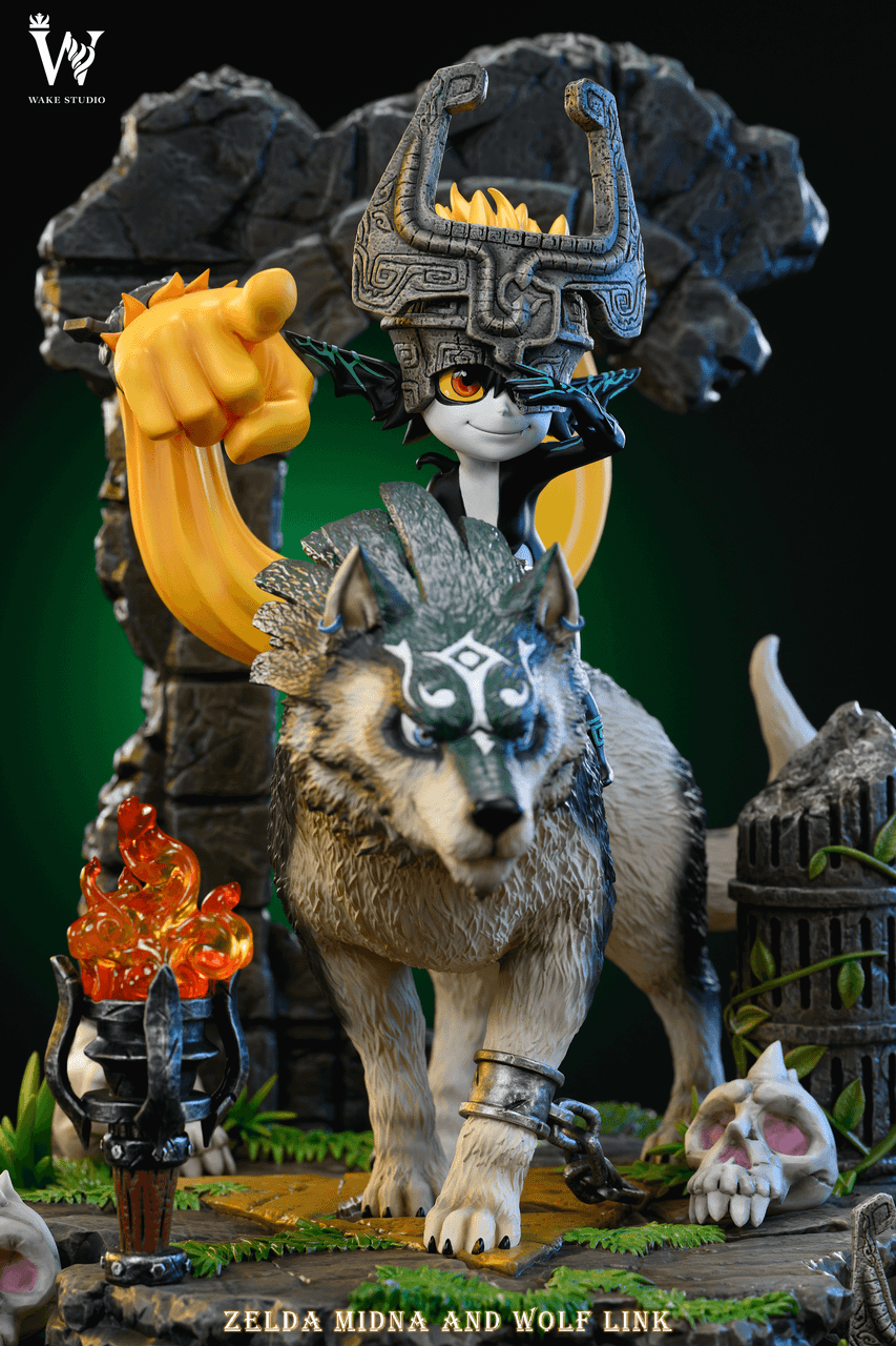 【Last one】1/4 Scale Wolf Link and midna-The Legend of Zelda-Wake Studio