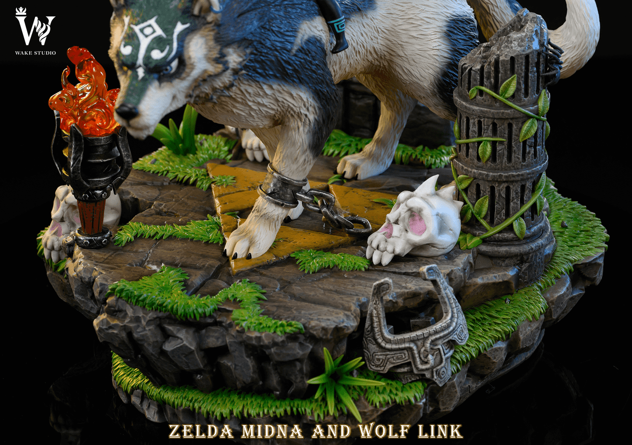 【Last one】1/4 Scale Wolf Link and midna-The Legend of Zelda-Wake Studio