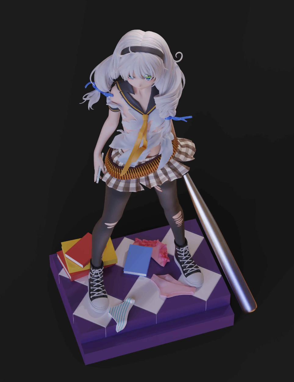 【Pre-sale】1/6 Scale Kiana Kaslana-Honkai Impact 3-miwu Studio
