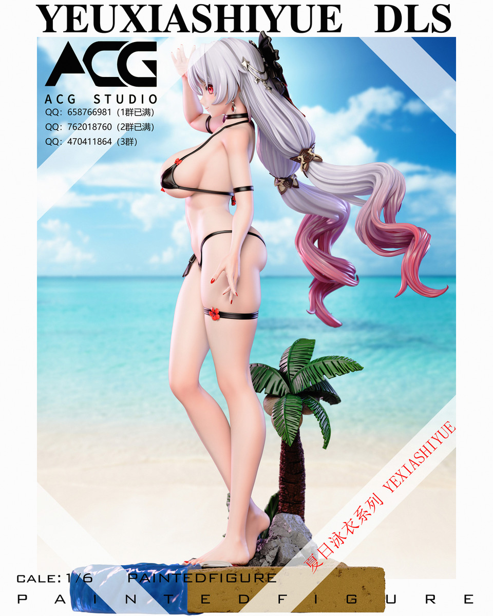 【Pre-sale】1/6 Scale Lunar Vow Crimson Love-Honkai Impact 3-ACG Studio