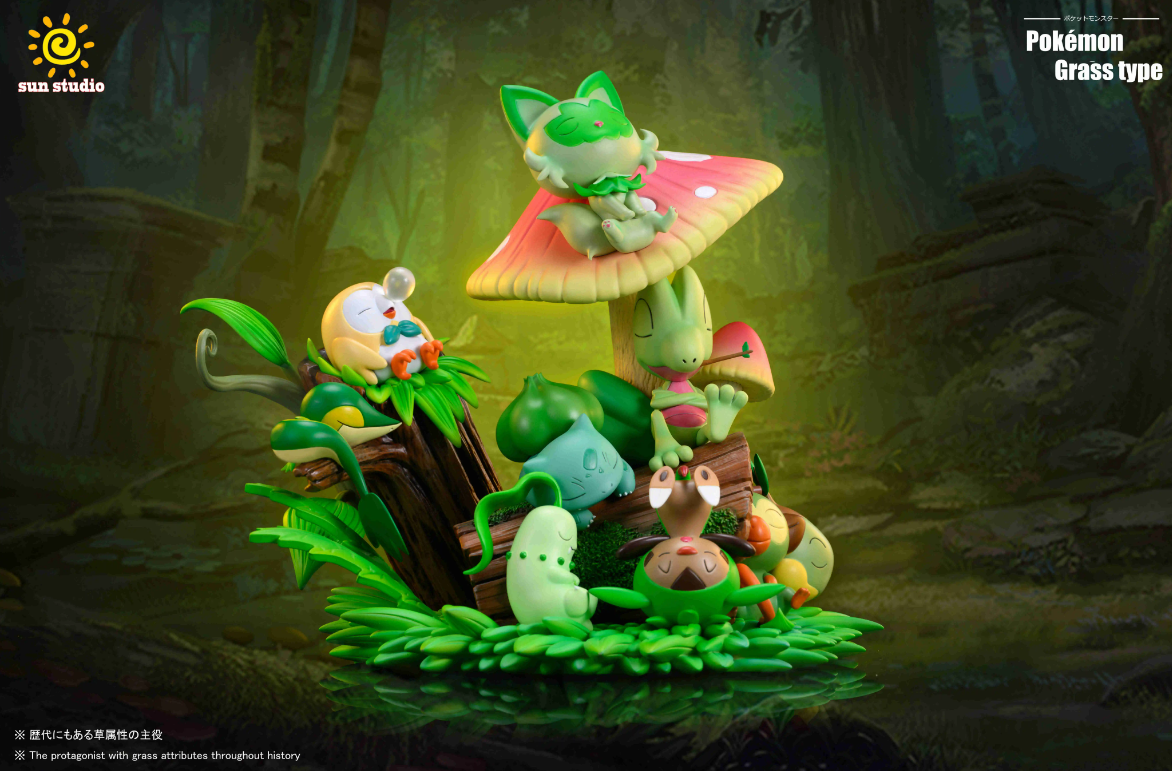 【Pre-sale】Bulbasaur & Chikorita-Pokemon-SUN Studio