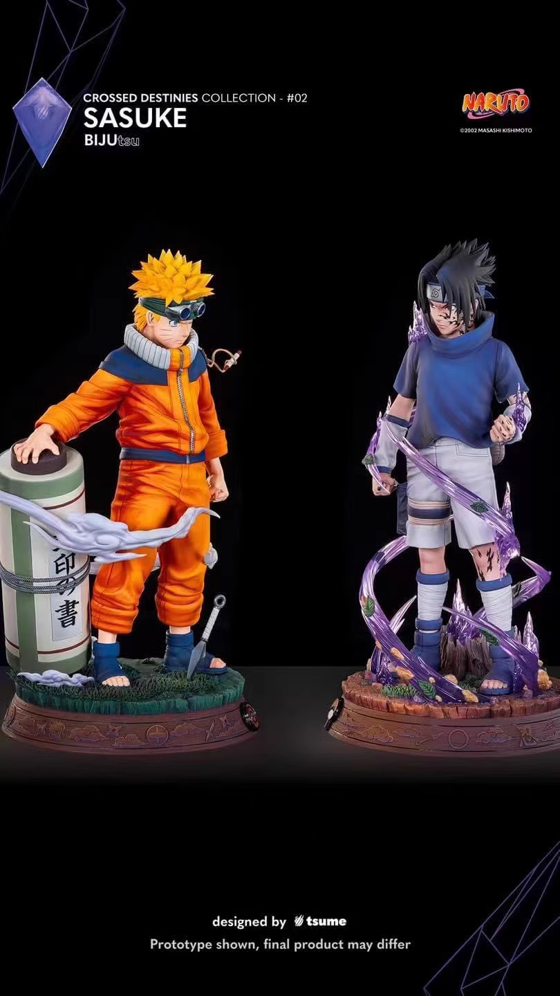 【Pre-sale】1/4 Scale Uchiha Sasuke & Uzumaki Naruto-TSUME BIJUtsu studio