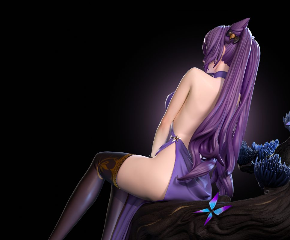 【Sold out】1/6 Scale B Version KeQing-Genshin Impact-LouLan studio