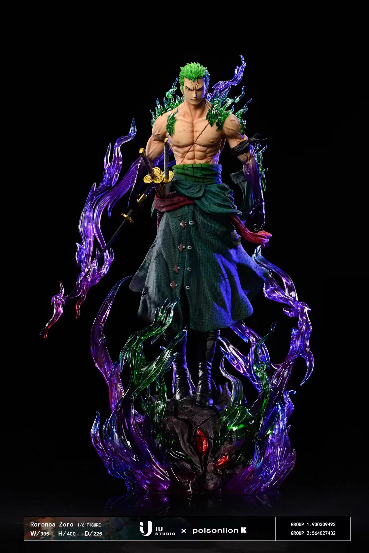【Left one】1/6 Scale Battle Time Roronoa Zoro-IU Studio