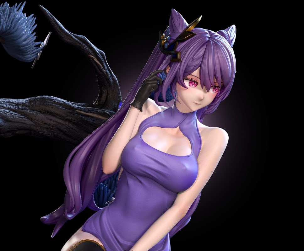 【Sold out】1/6 Scale B Version KeQing-Genshin Impact-LouLan studio