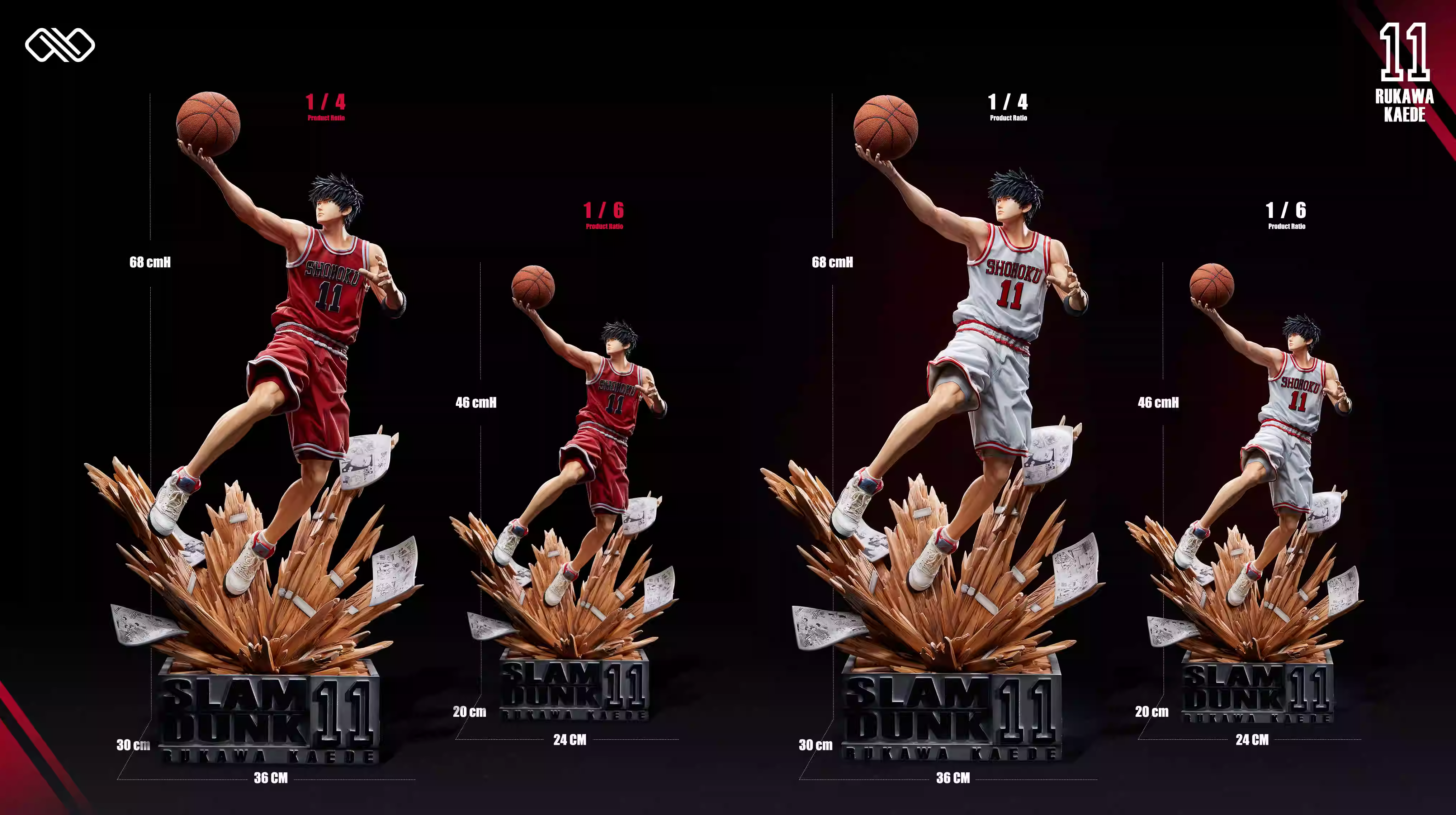 【Sold out】1/4 & 1/6 Scale Rukawa Kaede-Slam Dunk-∞ Studio