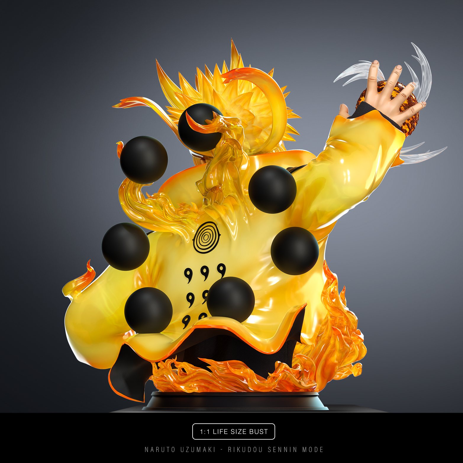 【Pre-sale】1/1 Scale Bust of Uzumaki Naruto-Chikara Studio