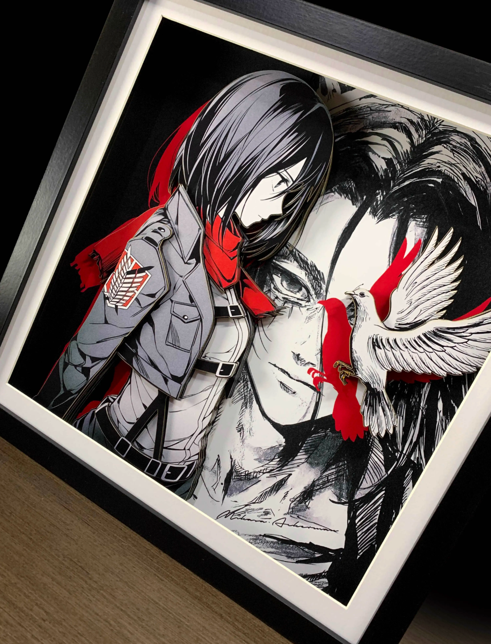 【In stock】Decorative Painting of Mikasa-Attack on Titan-MOMO Studio