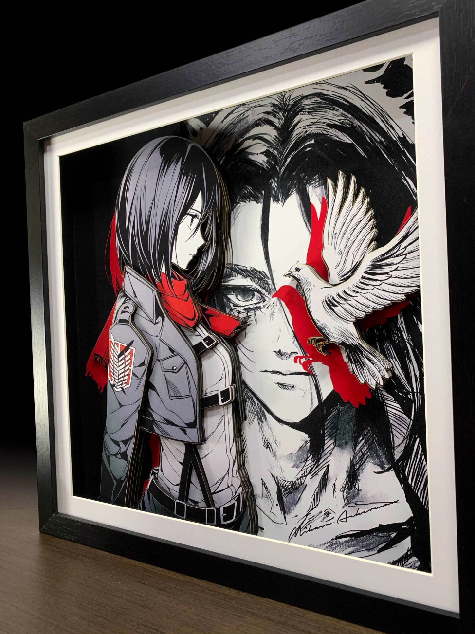 【In stock】Decorative Painting of Mikasa-Attack on Titan-MOMO Studio
