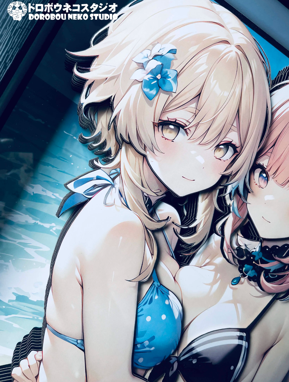 【In stock】DSGS-002 Decorative Painting of Lumine & Sangonomiya Kokomi-Genshin Impact-Dorobou Neko Studio