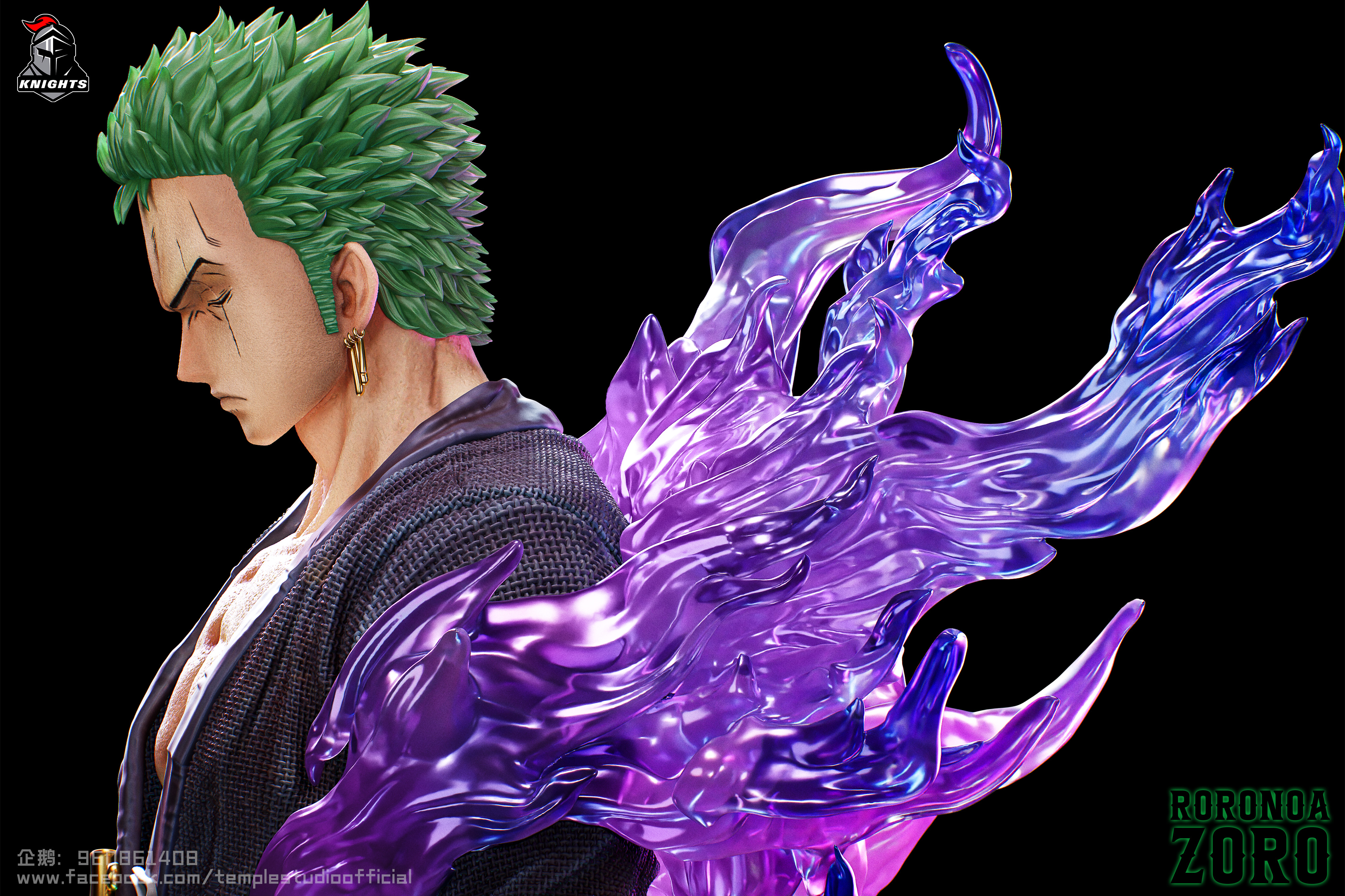 【Pre-sale】1/2, 1/4 & 1/6 Scale NO: 05 Roronoa Zoro-Temple Studio