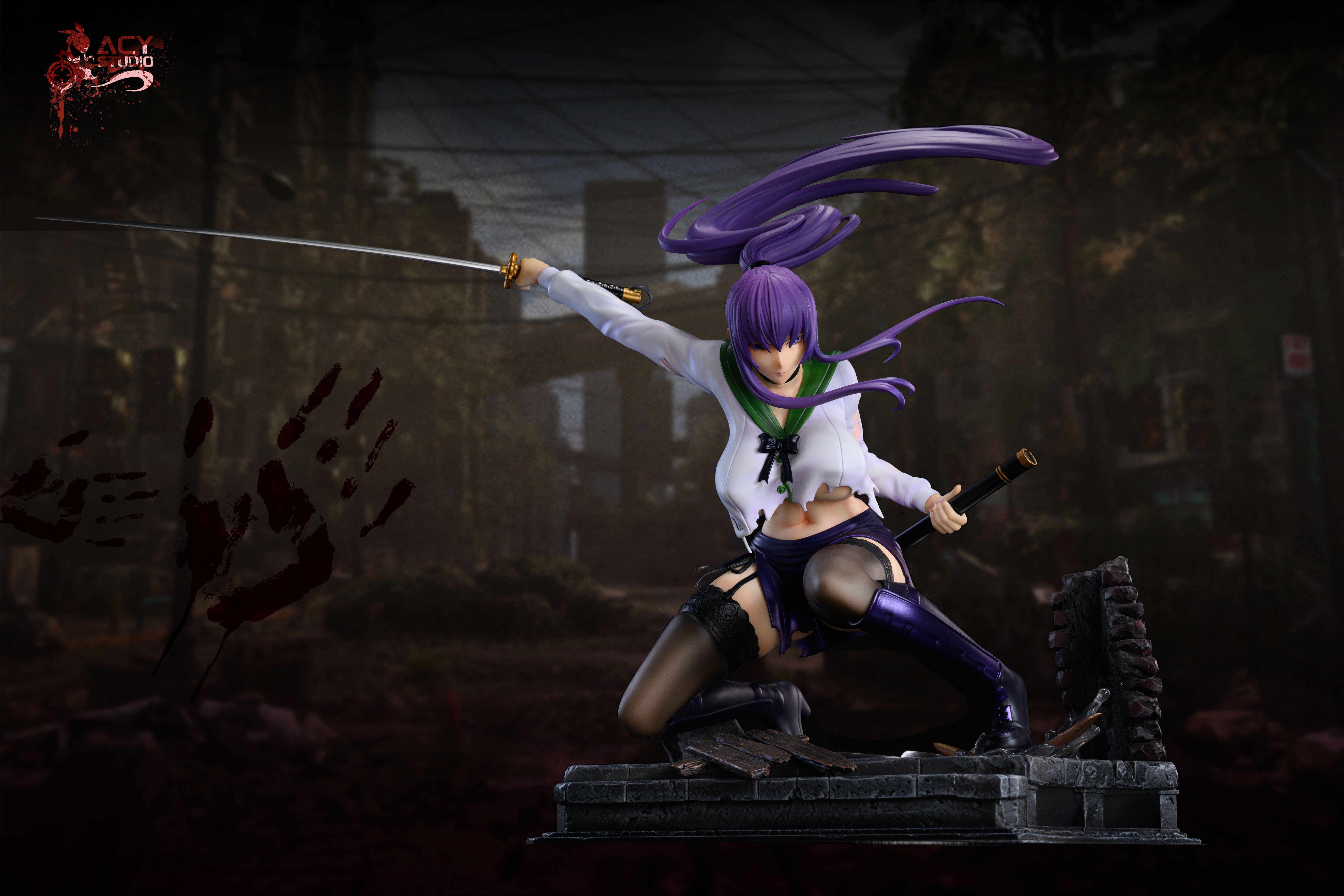 【Pre-sale】1/4 Scale Busujima Saeko-HIGHSCHOOL OF THE DEAD-Acy Studio