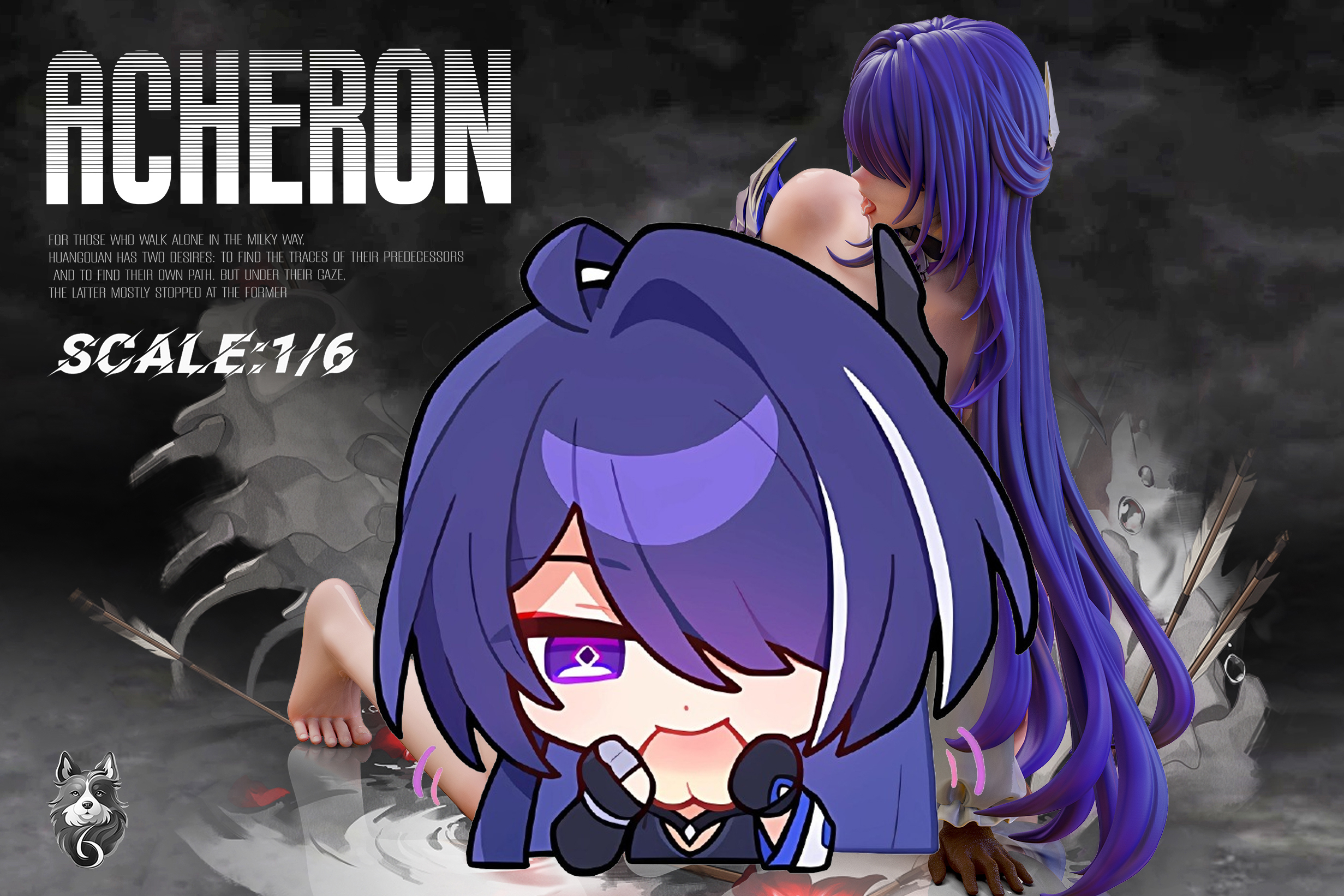 【Pre-sale】1/6 Scale Acheron-Honkai: Star Rail-YOYODOG Studio