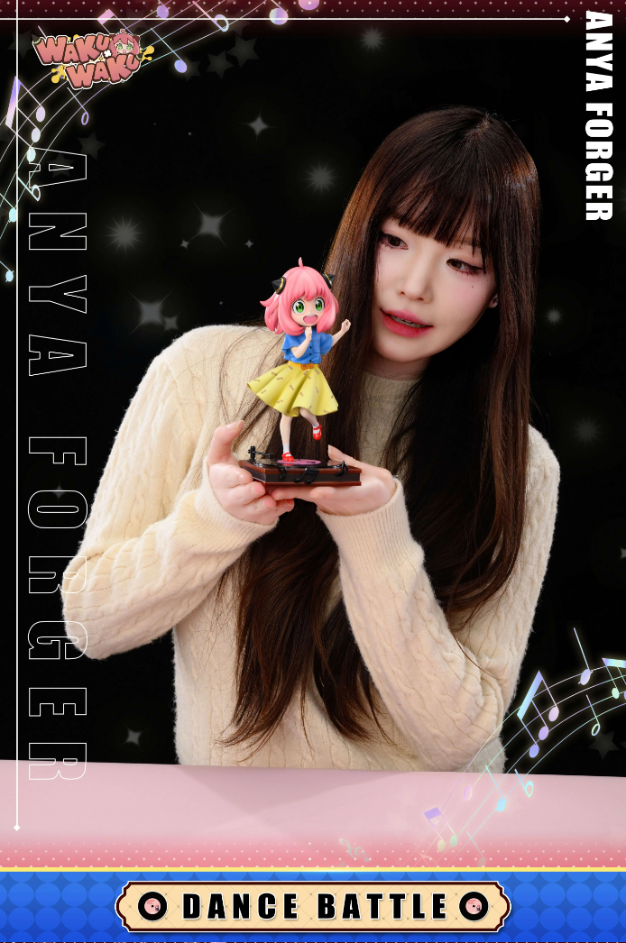 【Pre-sale】Phonograph Pink Girl Anya Forger-WakuWaku Studio