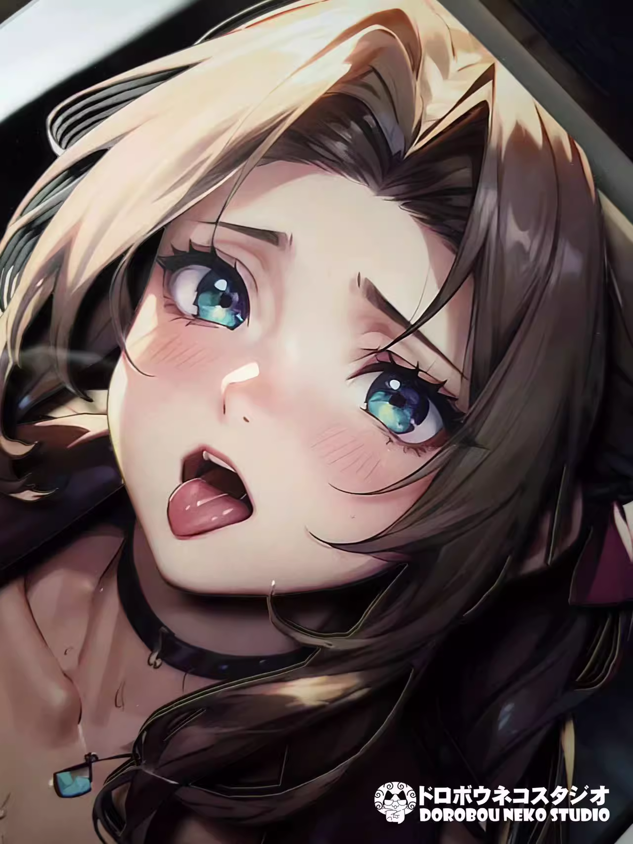 【In stock】DSMG-081 Decorative Painting of Aerith Gainsborough-Final Fantasy-Dorobou Neko Studio