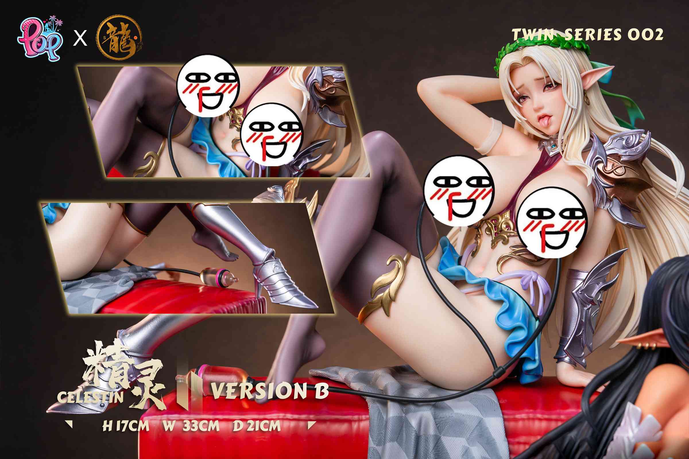 【Pre-sale】1/4 Scale Olga Discordia & Celestine Lucullus-Mahou Kaiju-Dragon Studio