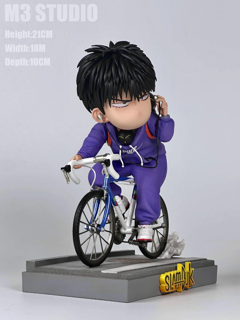 【Pre-sale】Q Version Riding Rukawa Kaede-Slam Dunk-M3 Studio