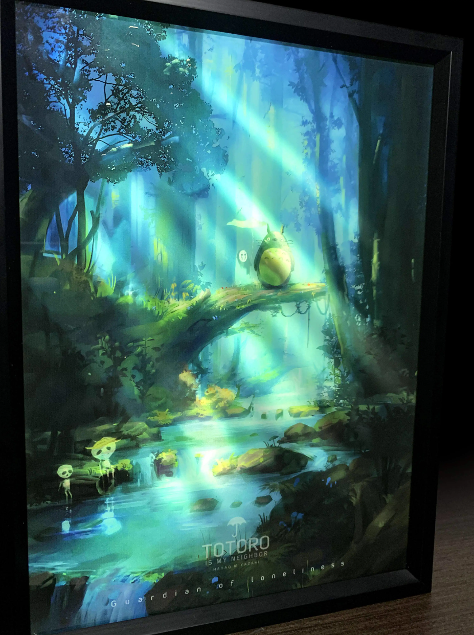 【In stock】Decorative Painting of Totoro-Studio Ghibli-MOMO Studio