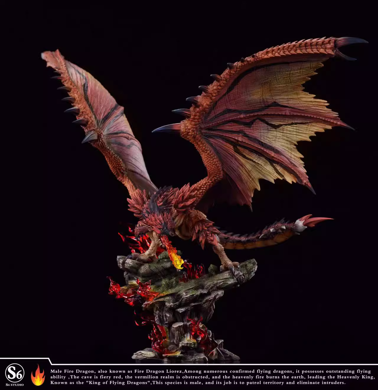 【Sold out】Male Fire Dragon-Monster Hunter-S6 Studio
