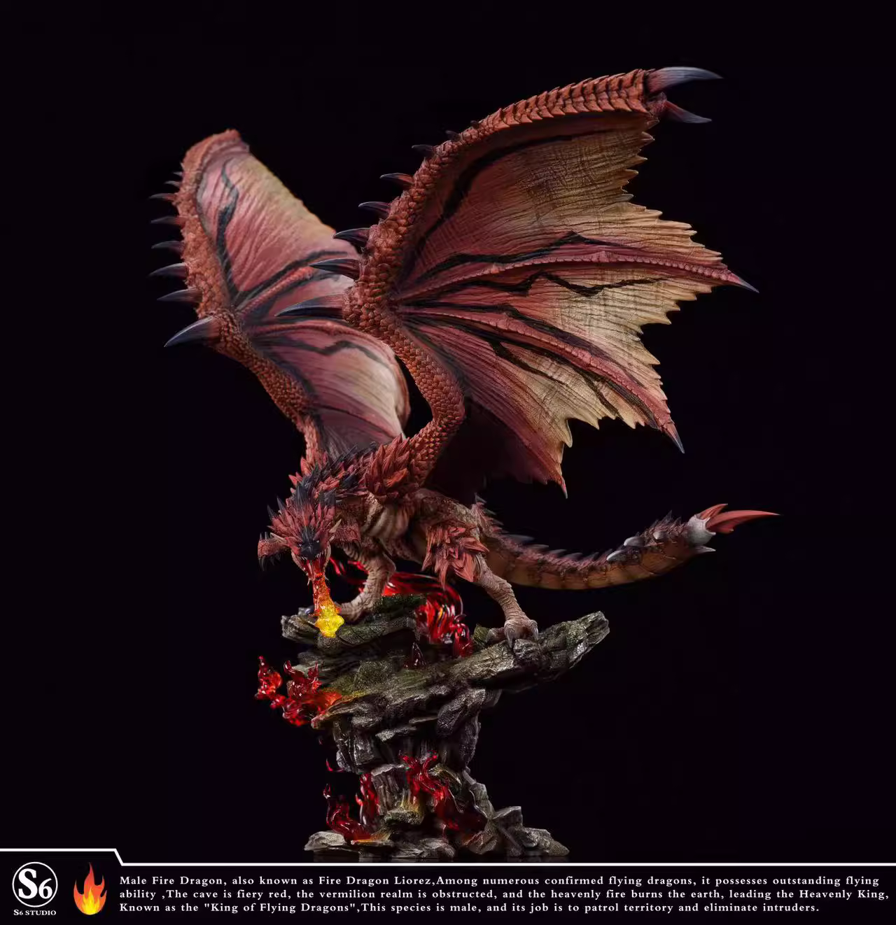 【Sold out】Male Fire Dragon-Monster Hunter-S6 Studio