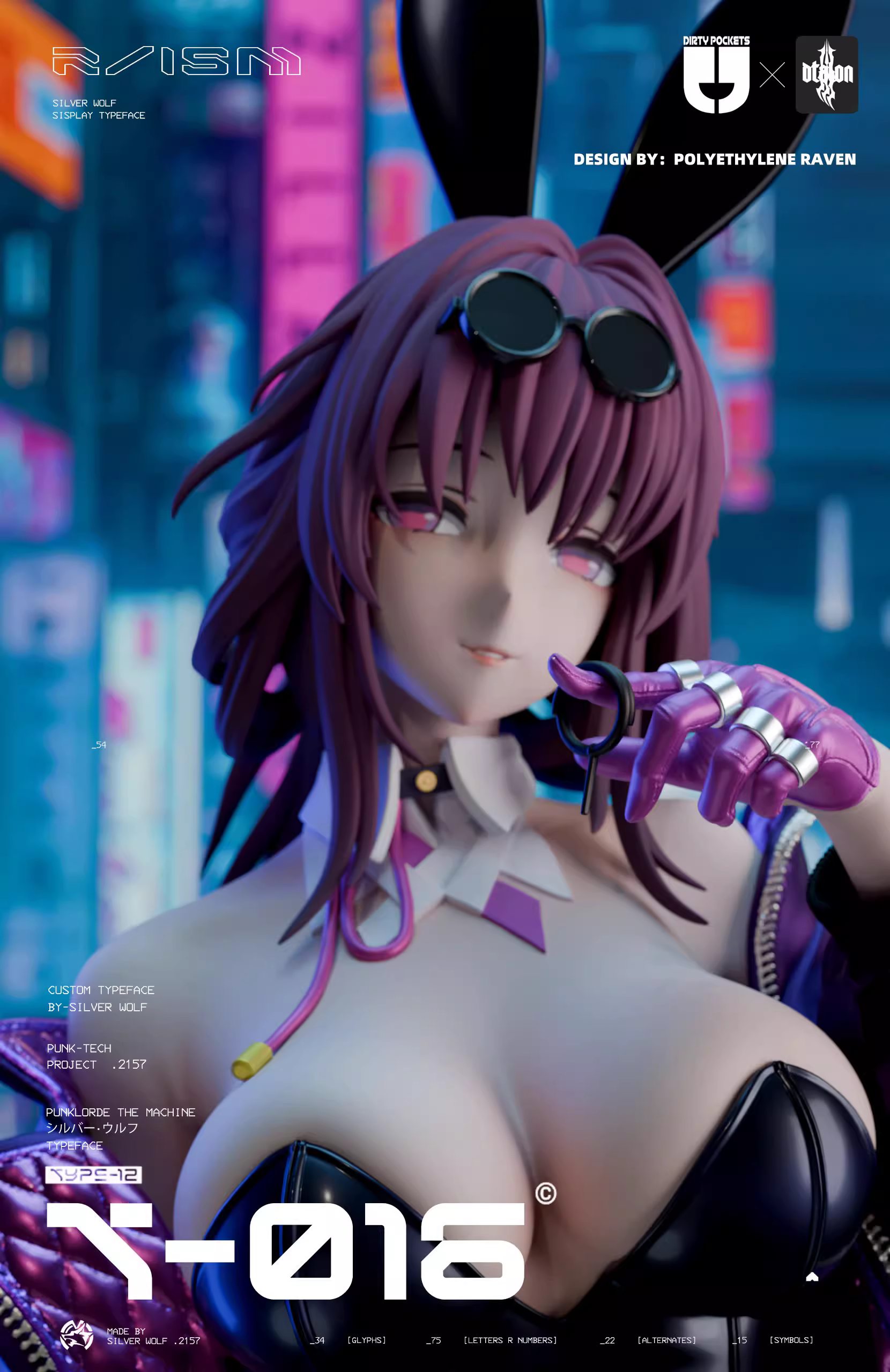 【Sold out】1/6 Scale Bunny Girl Kafka-Honkai: Star Rail-Dtalon & Dirty pockets Studios