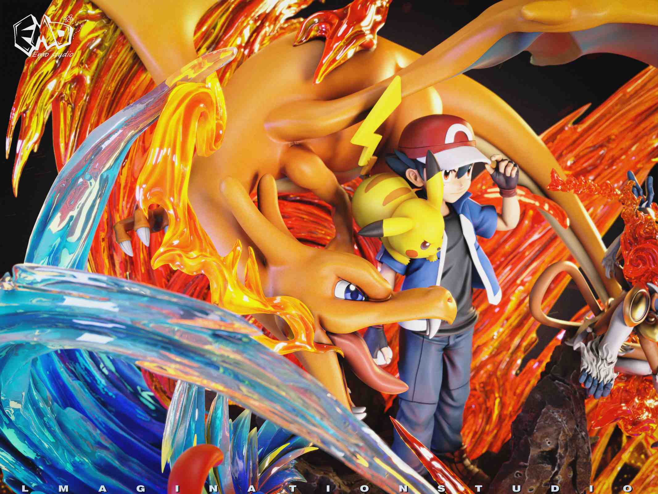 【Pre-sale】Graduation Statue Series 001 Ash Ketchum with LED-Pokemon-EMO Studio