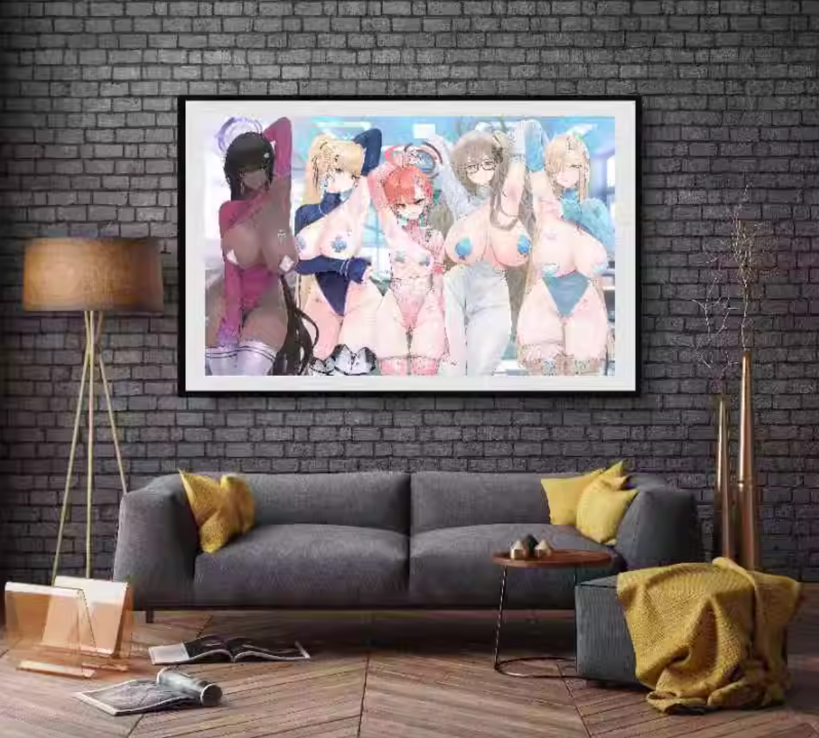 【In stock】Decorative Painting of Sweater Show-Blue Archive-GKMJZ Studio