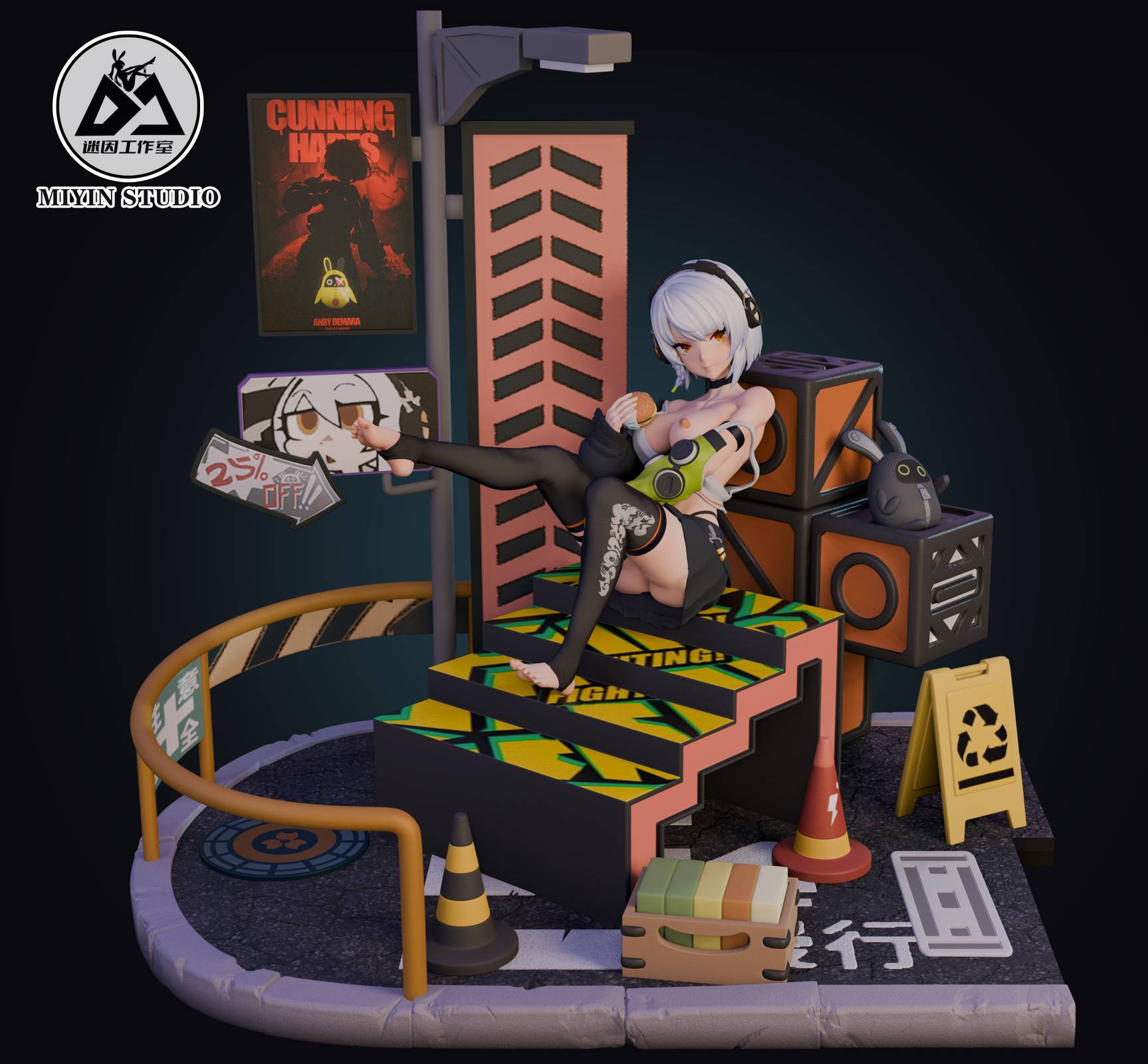 【Pre-sale】1/6 Scale Anby Demara with LED-Zenless Zone Zero-MIYIN Studio