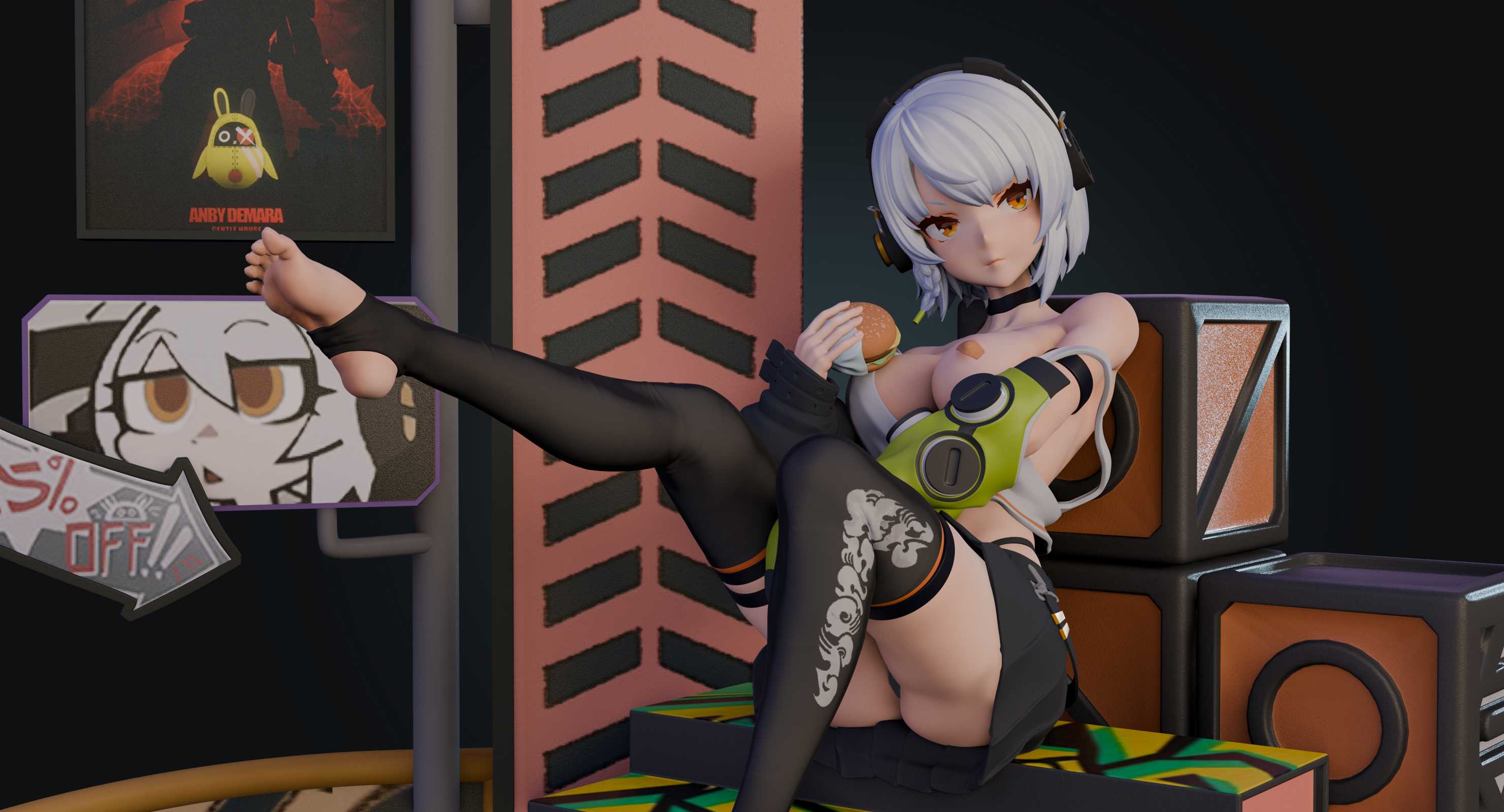 【Pre-sale】1/6 Scale Anby Demara with LED-Zenless Zone Zero-MIYIN Studio