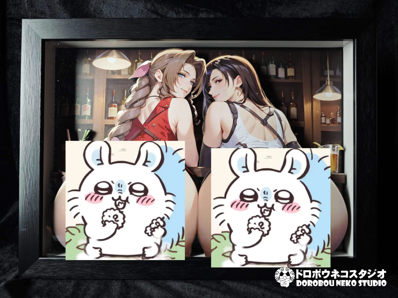 【In stock】DSMP-003 Decorative Painting of Alice & Tifa-Final Fantasy-Dorobou Neko Studio