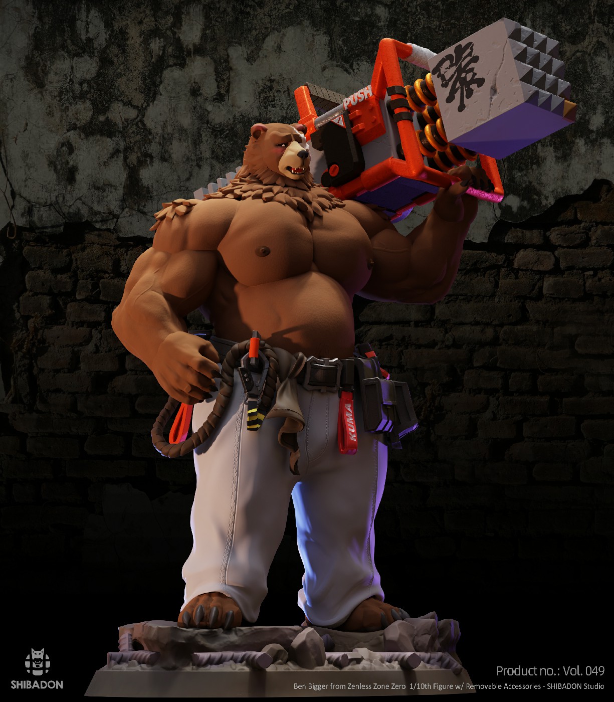 【Sold out】1/10 Scale Ben Bigger-Zenless Zone Zero-Shibadon Studio