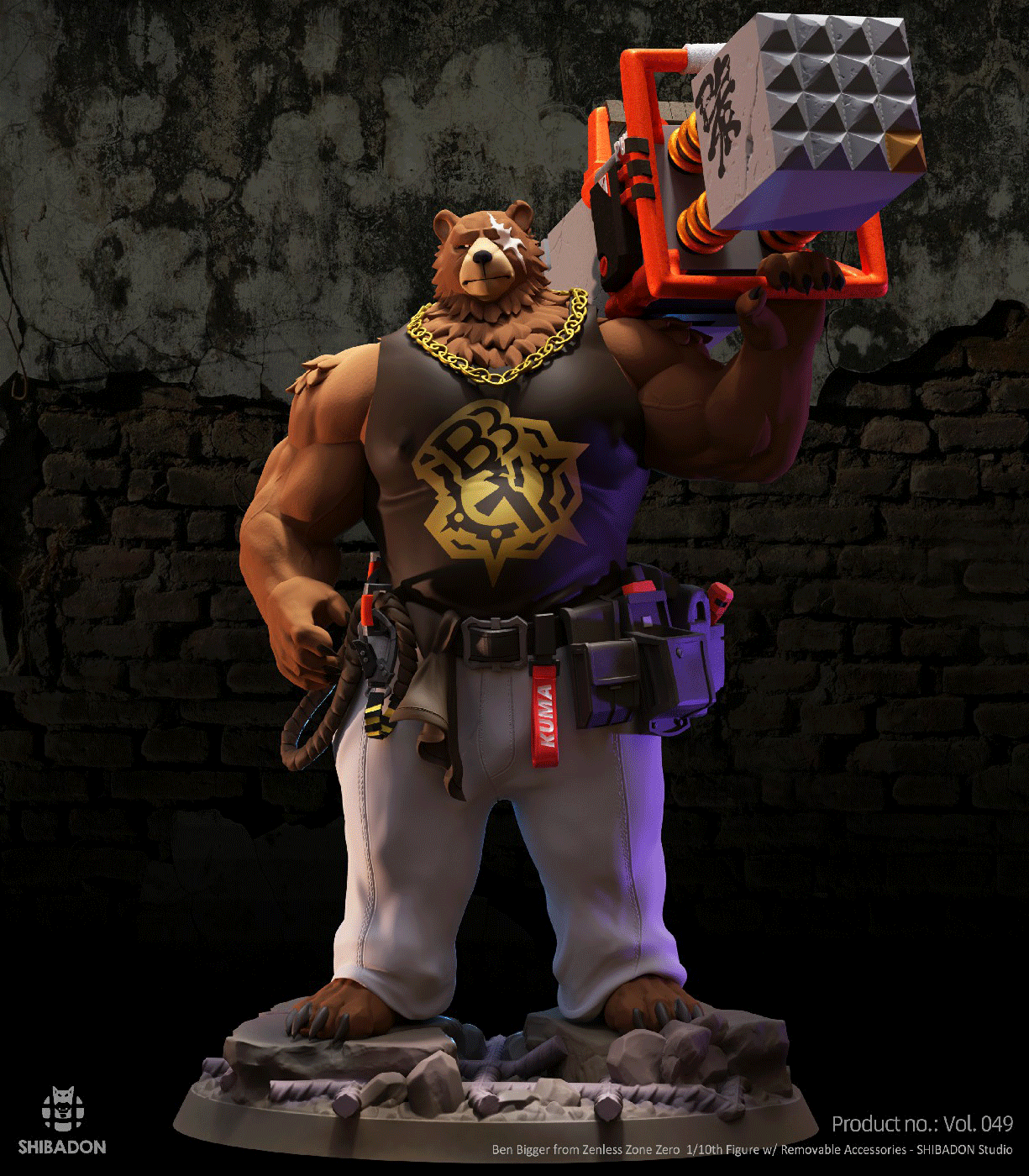 【Sold out】1/10 Scale Ben Bigger-Zenless Zone Zero-Shibadon Studio