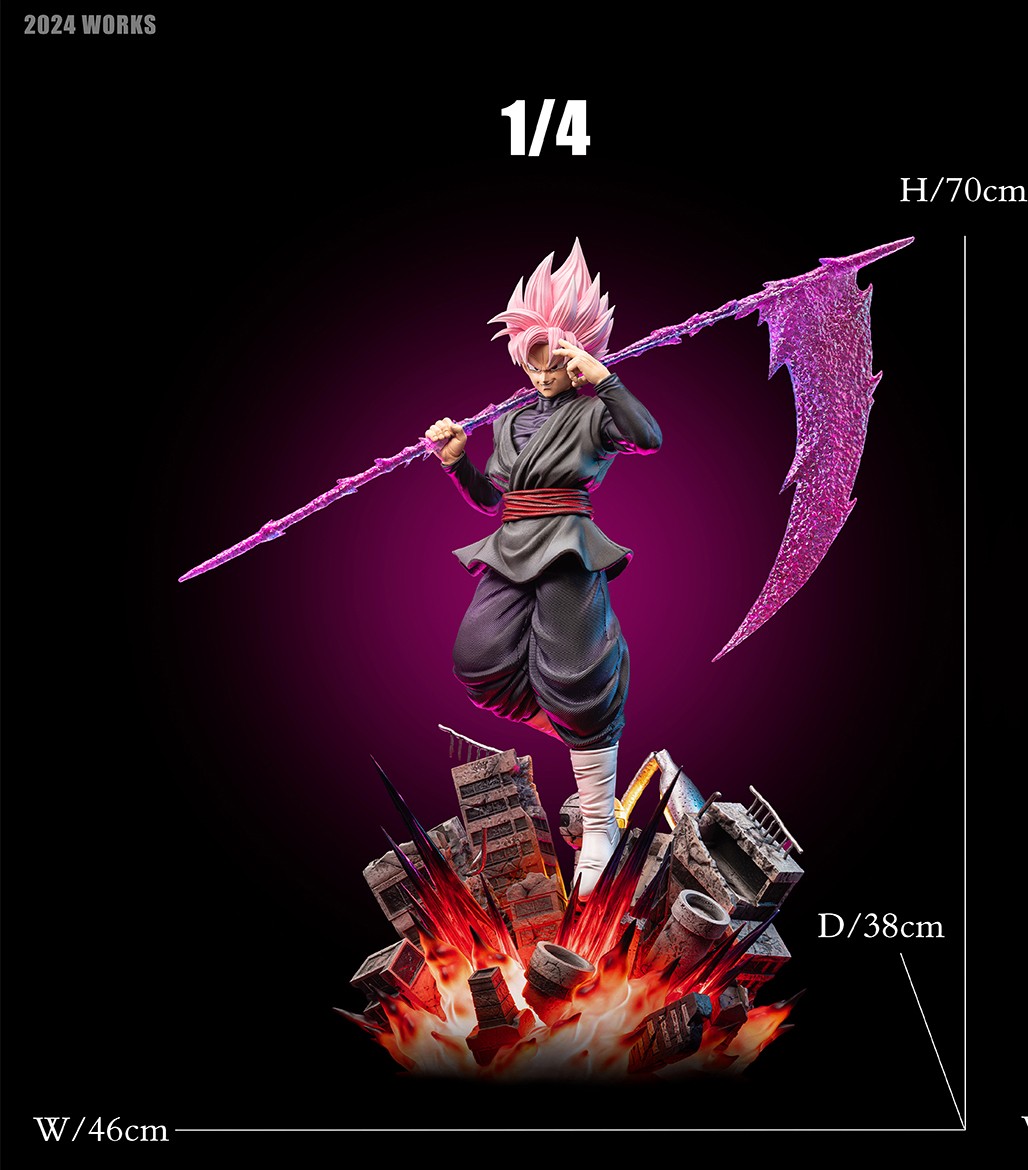 【Pre-sale】1/6 & 1/4 Scale Super Saiyan Rosé with LED-Du-Studio