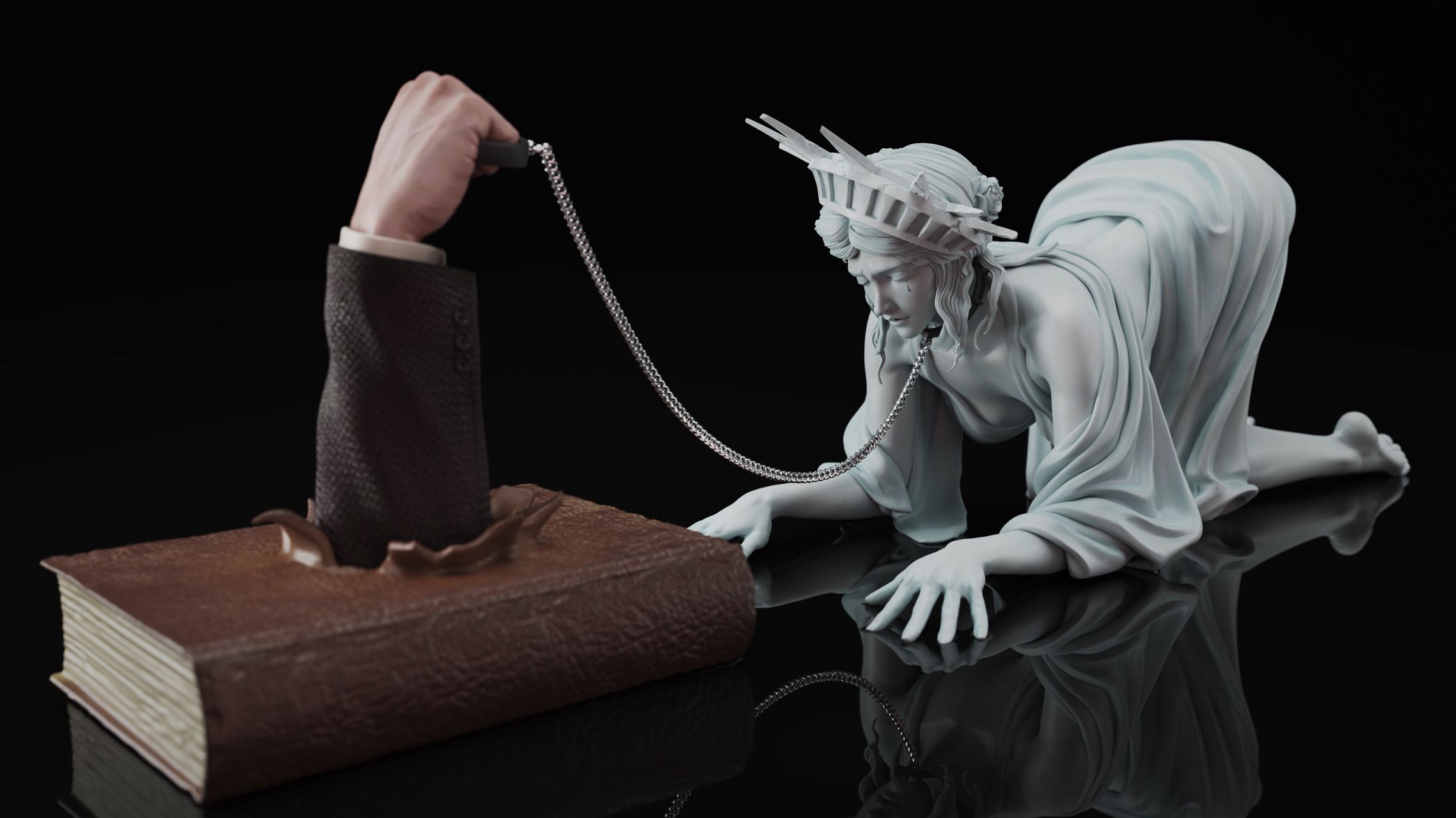 【Pre-sale】1/7 Scale The Enslaved Statue of Liberty-Other series-Watermelon Studio