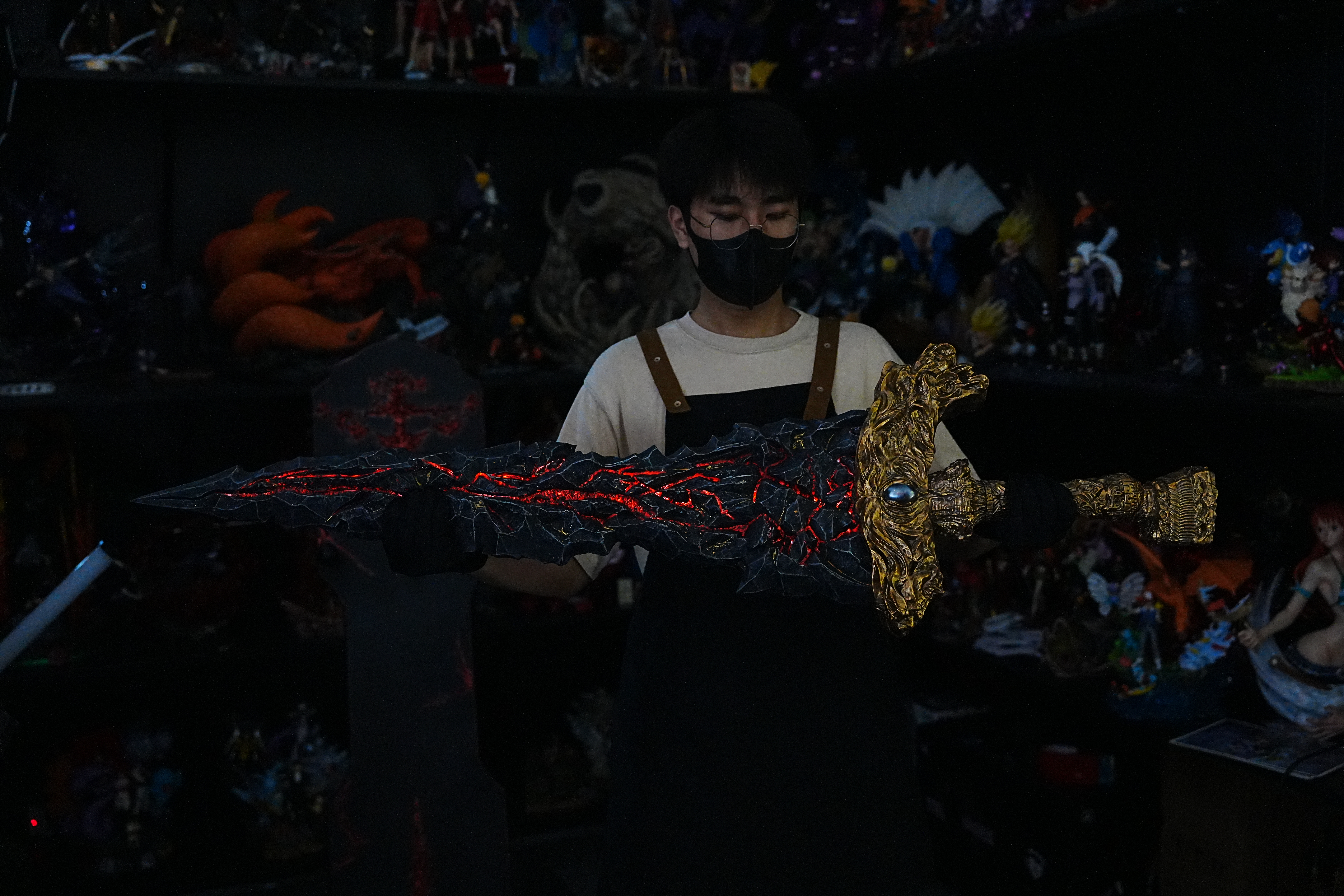 【In stock】1/1 The Maliketh's Black Blade with LED-ER Other Series-Panda Studio