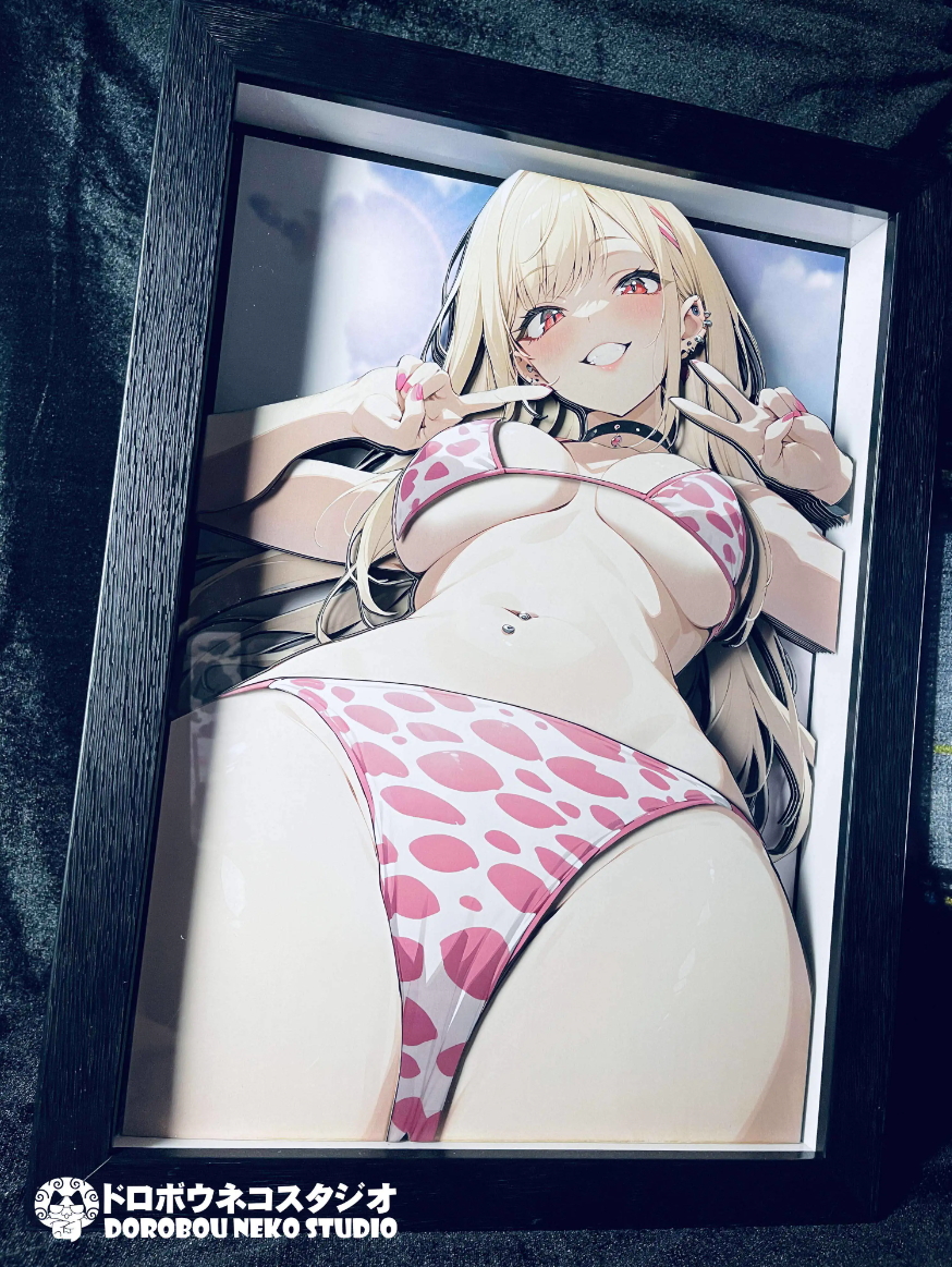 【In stock】DSMG-100 Decorative Painting of Kitagawa Marin-My Dress-Up Darling-Dorobou Neko Studio