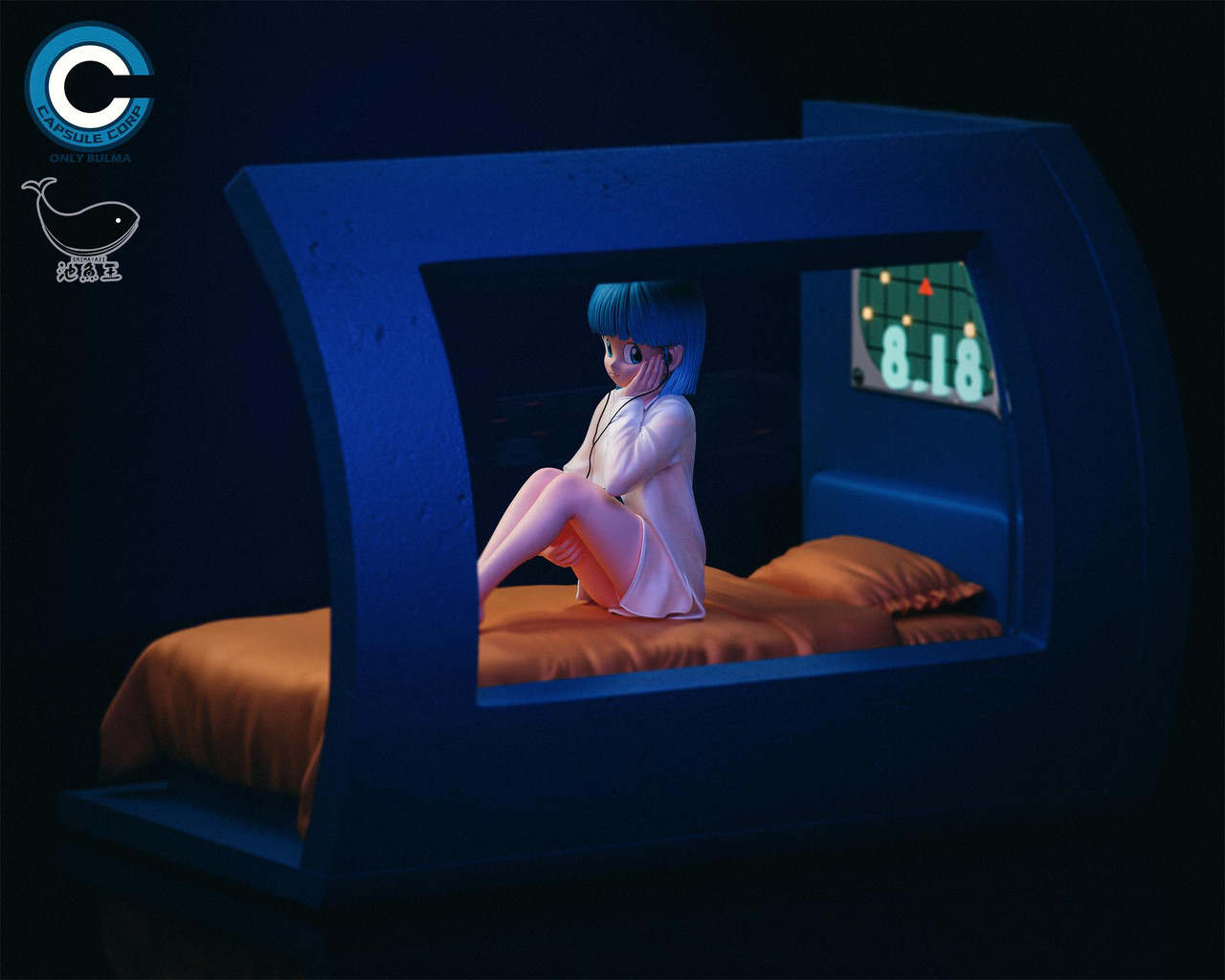 【Pre-sale closed】Bulma with LED-SHIMA AJI & CAPSULE CORP Studios