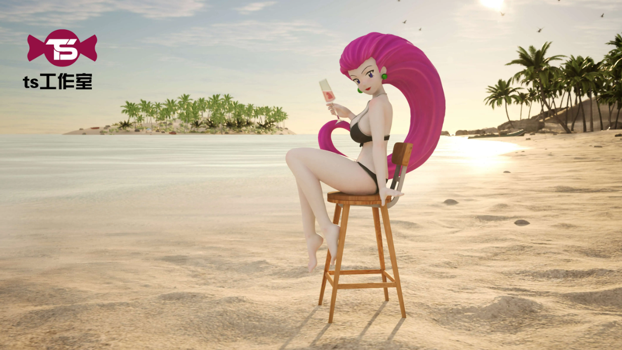 【Pre-sale】1/20 Scale Sand Jessie-Pokemon-TS Studio