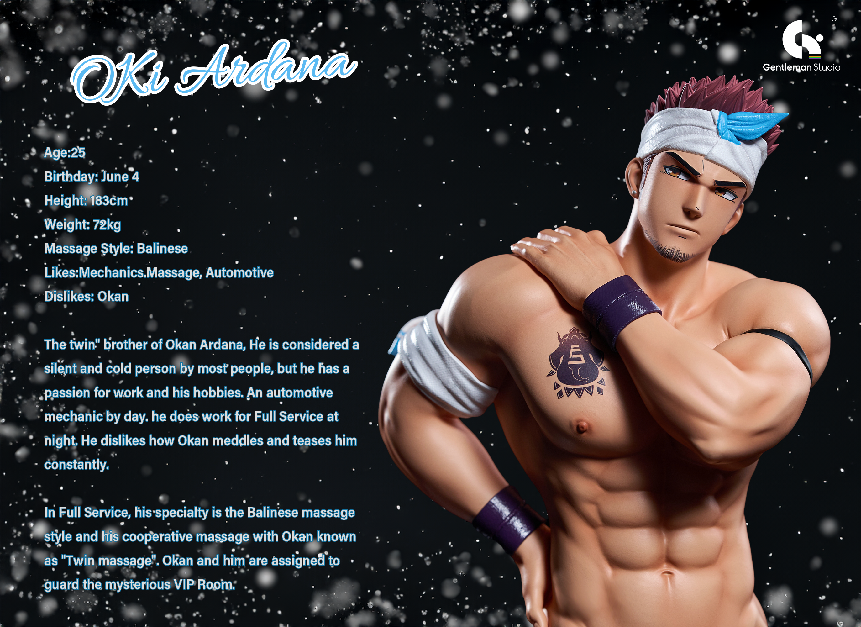 【Sold out】1/6 Scale Twins Oki Ardana & Okan Ardana-Other series-Gentleman Studio