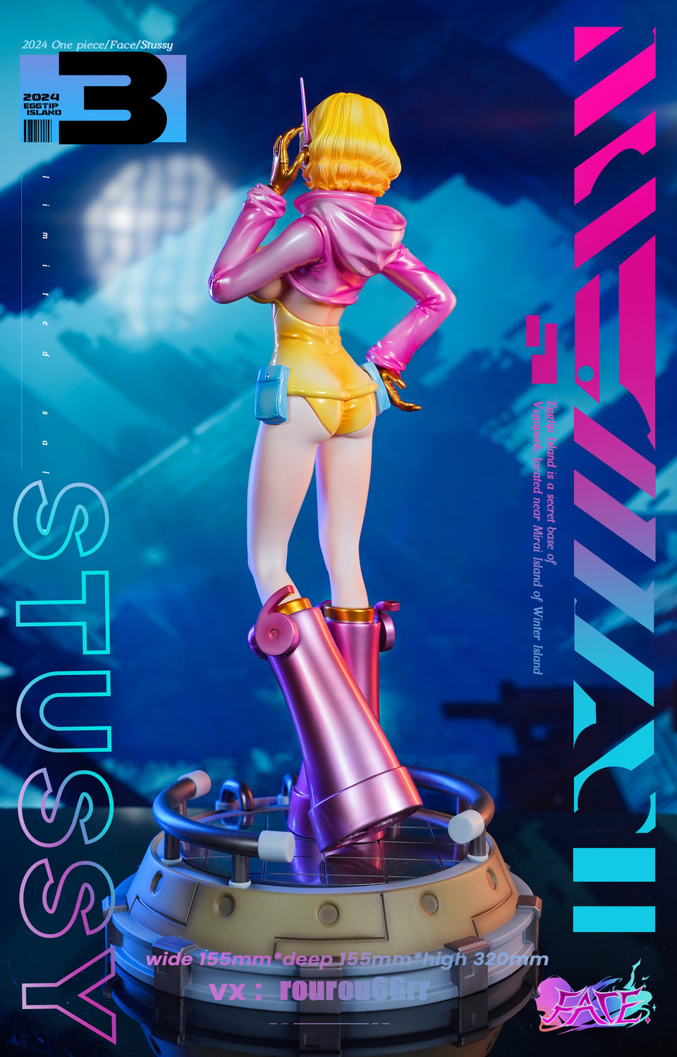 【Pre-sale】1/6 Scale Stussy-Face Studio